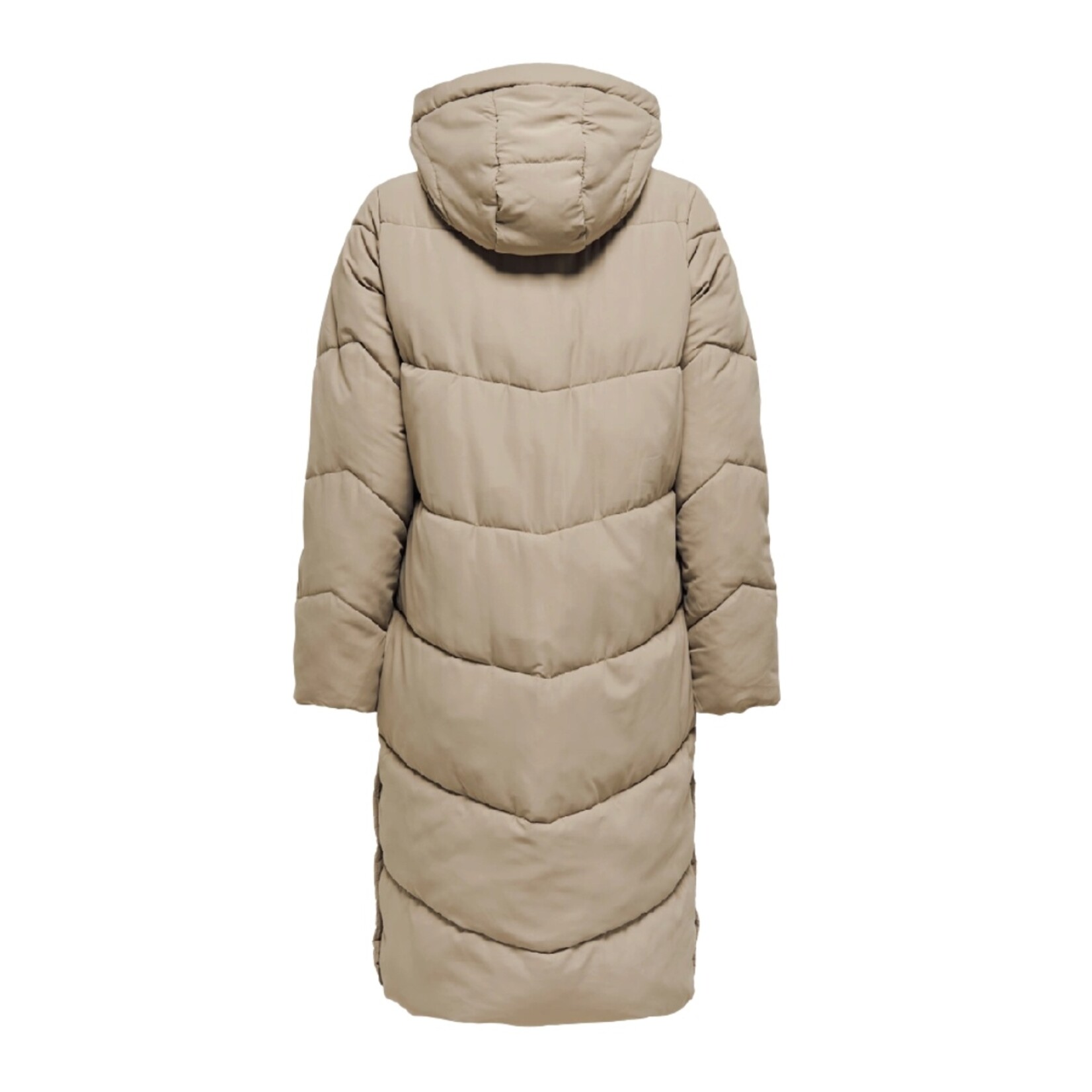 Only Mason Long Puffer Coat - Oat