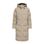 Only Mason Long Puffer Coat - Oat