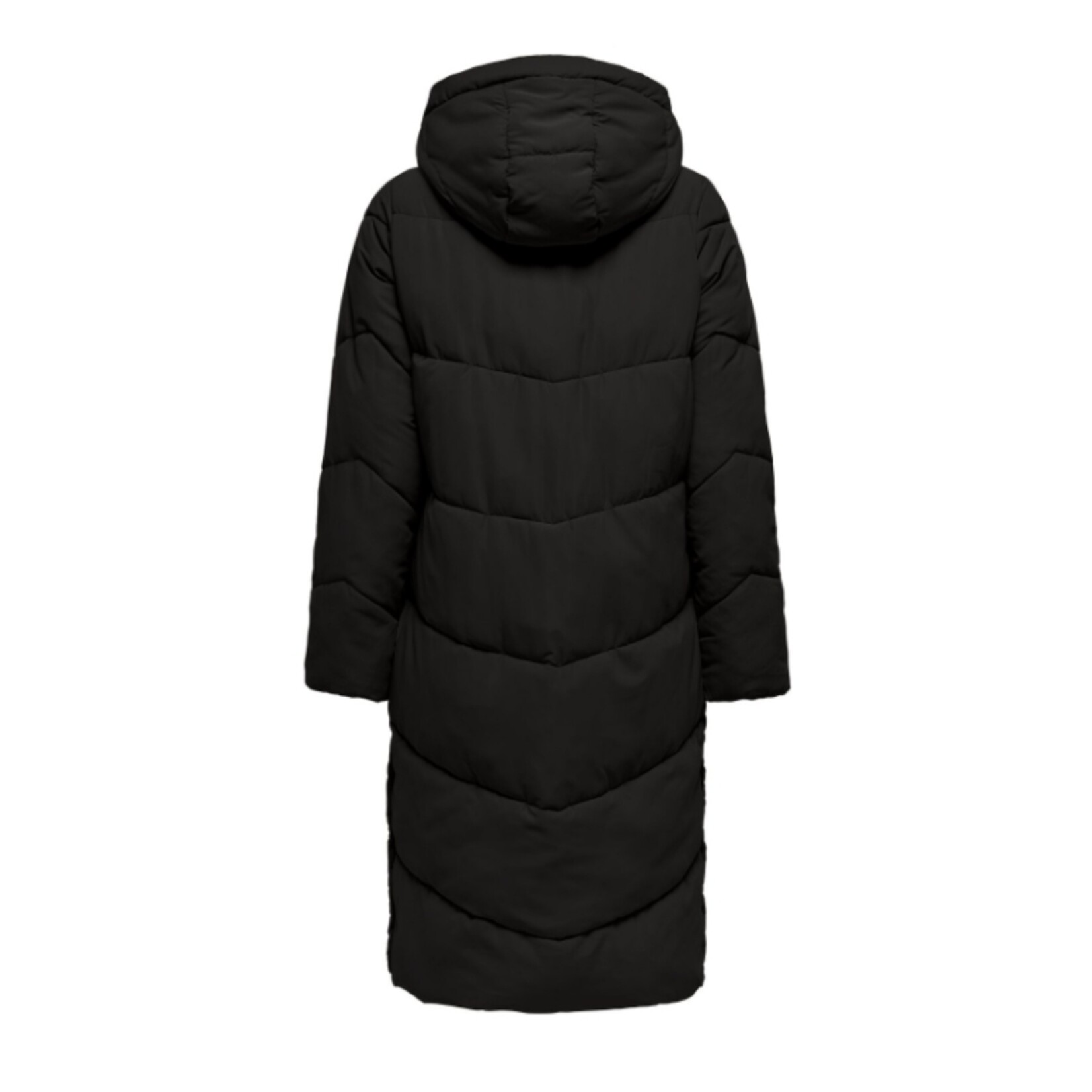 Only Mason Long Puffer Coat - Black
