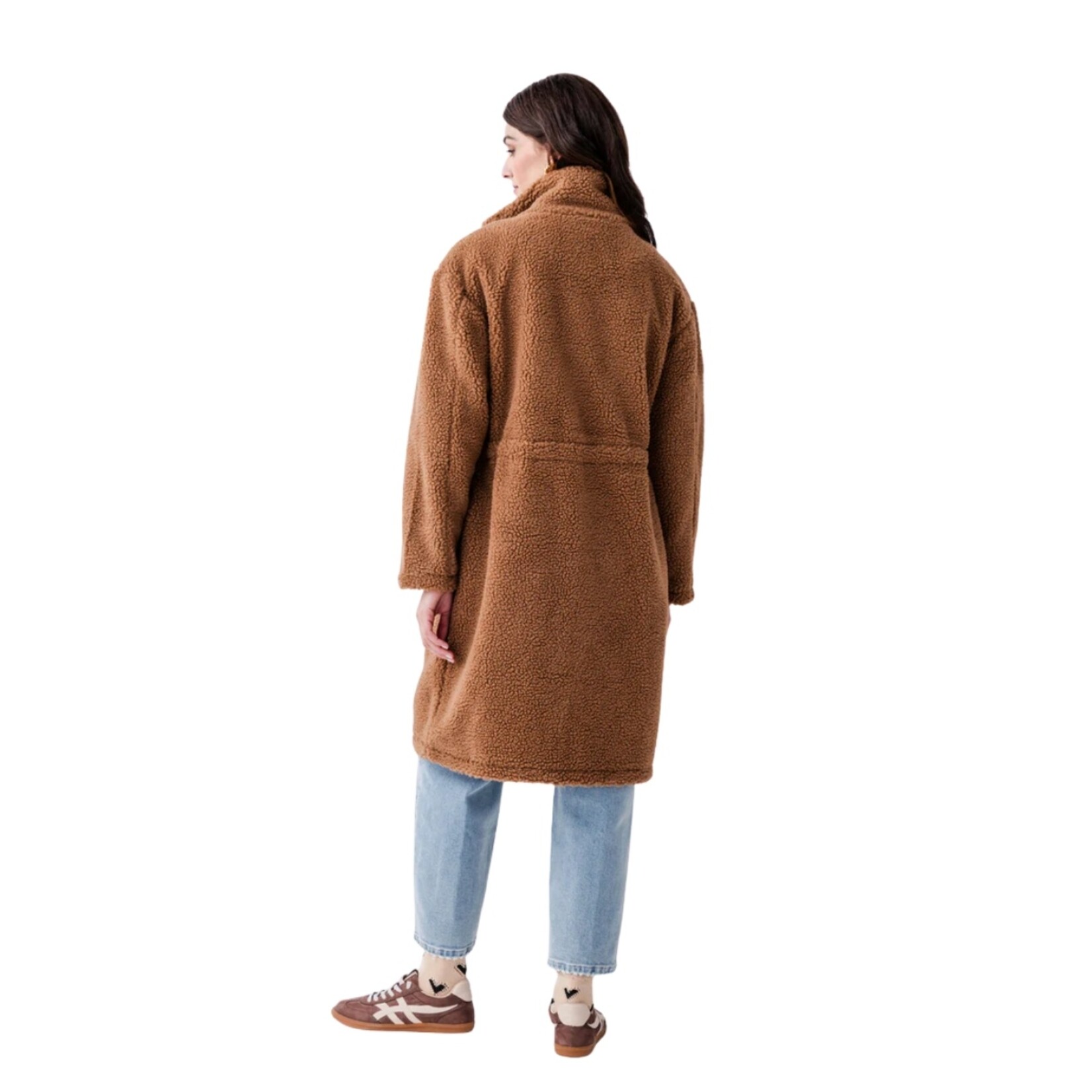 Elsie Long Sherpa Coat