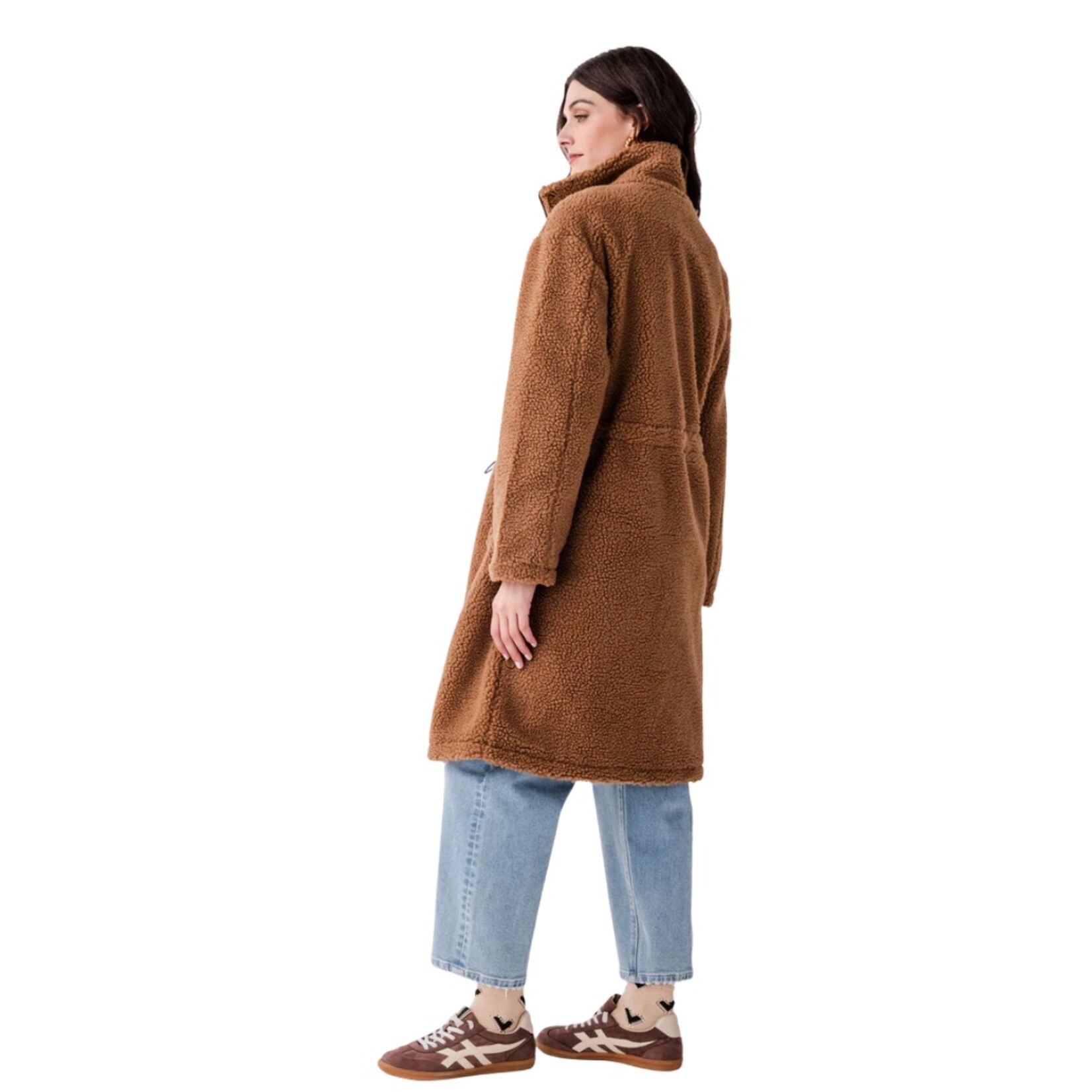 Elsie Long Sherpa Coat