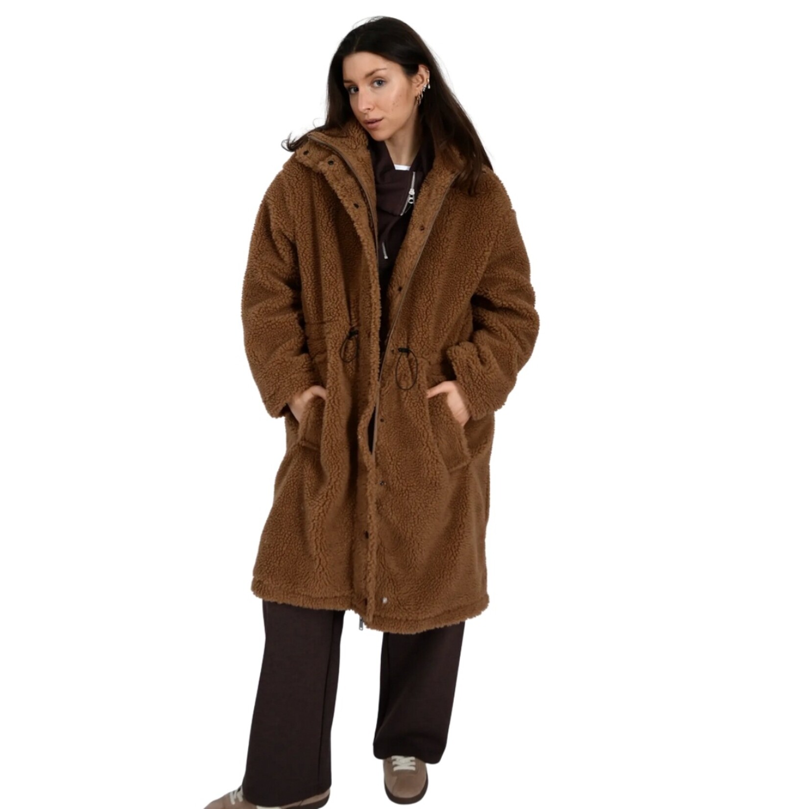 Elsie Long Sherpa Coat