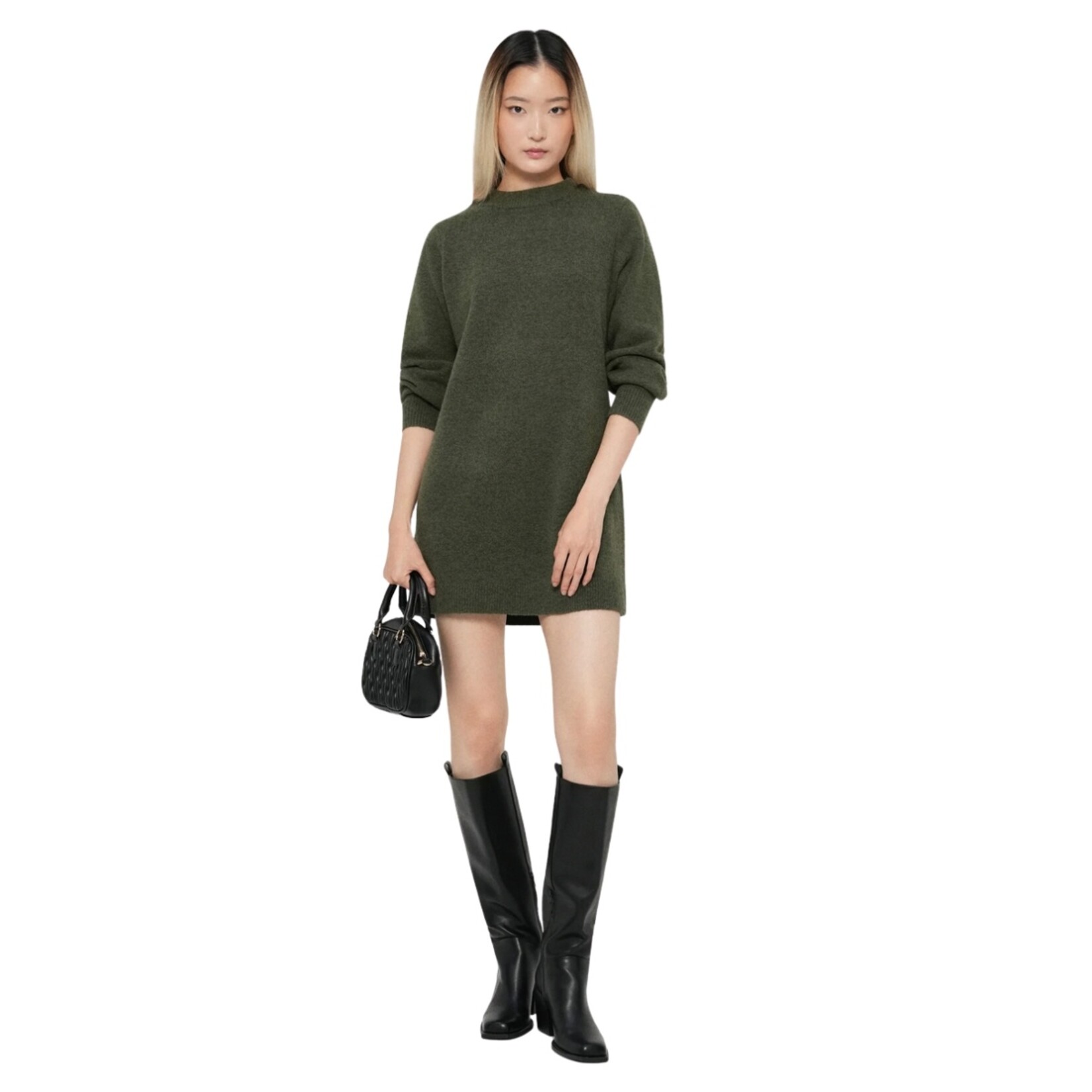 Vero Moda Bridget Sweater Dress - Grape Leaf