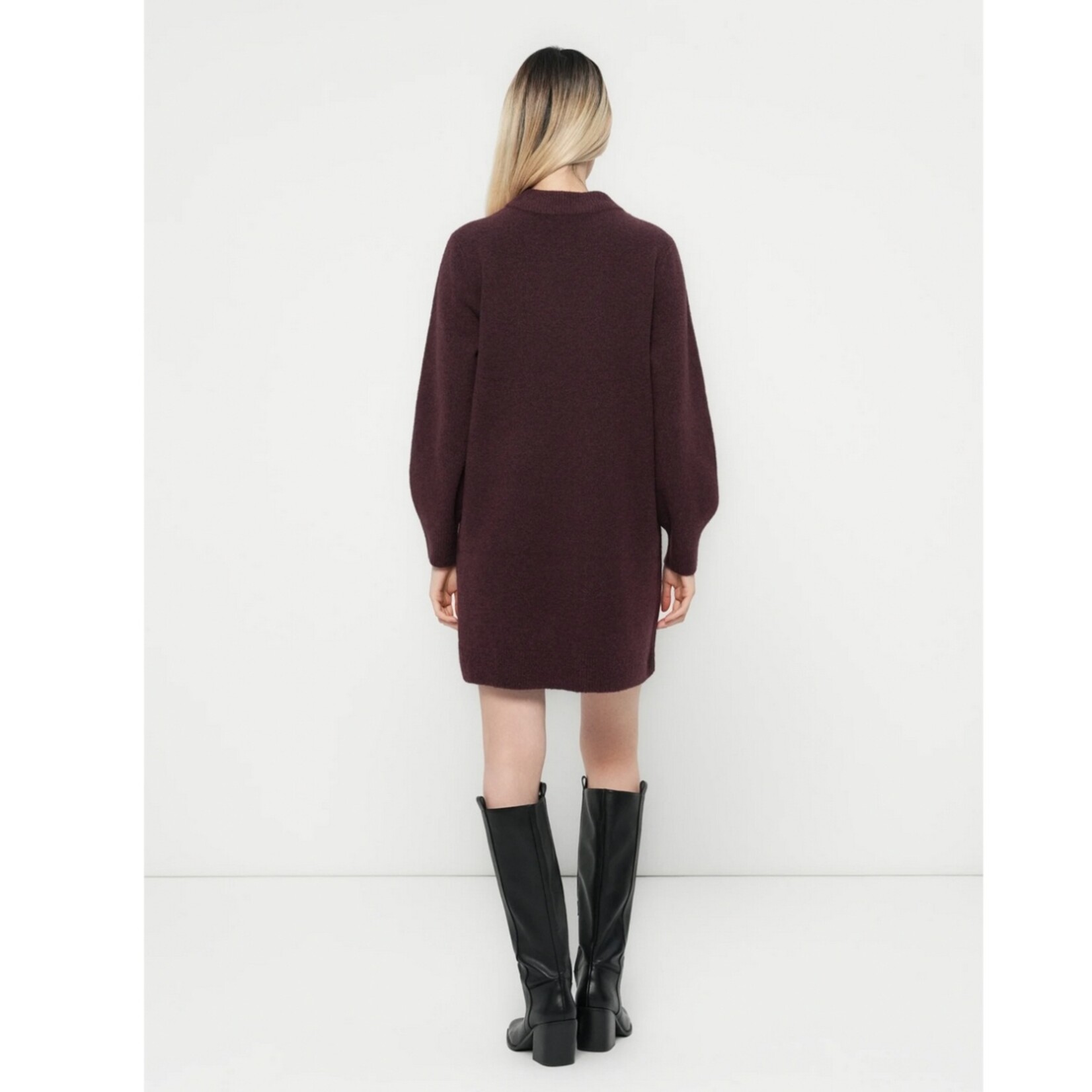 Vero Moda Bridget Sweater Dress - Wine