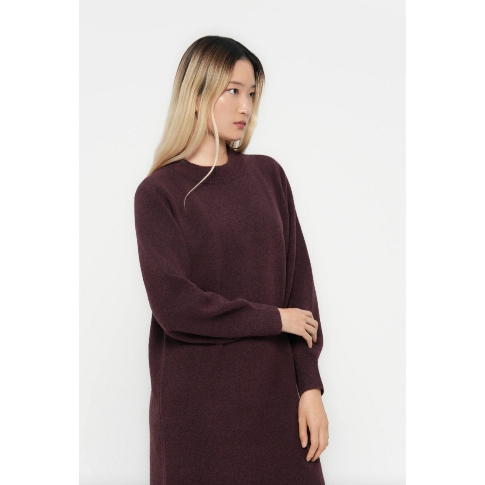 Vero Moda Bridget Sweater Dress - Wine