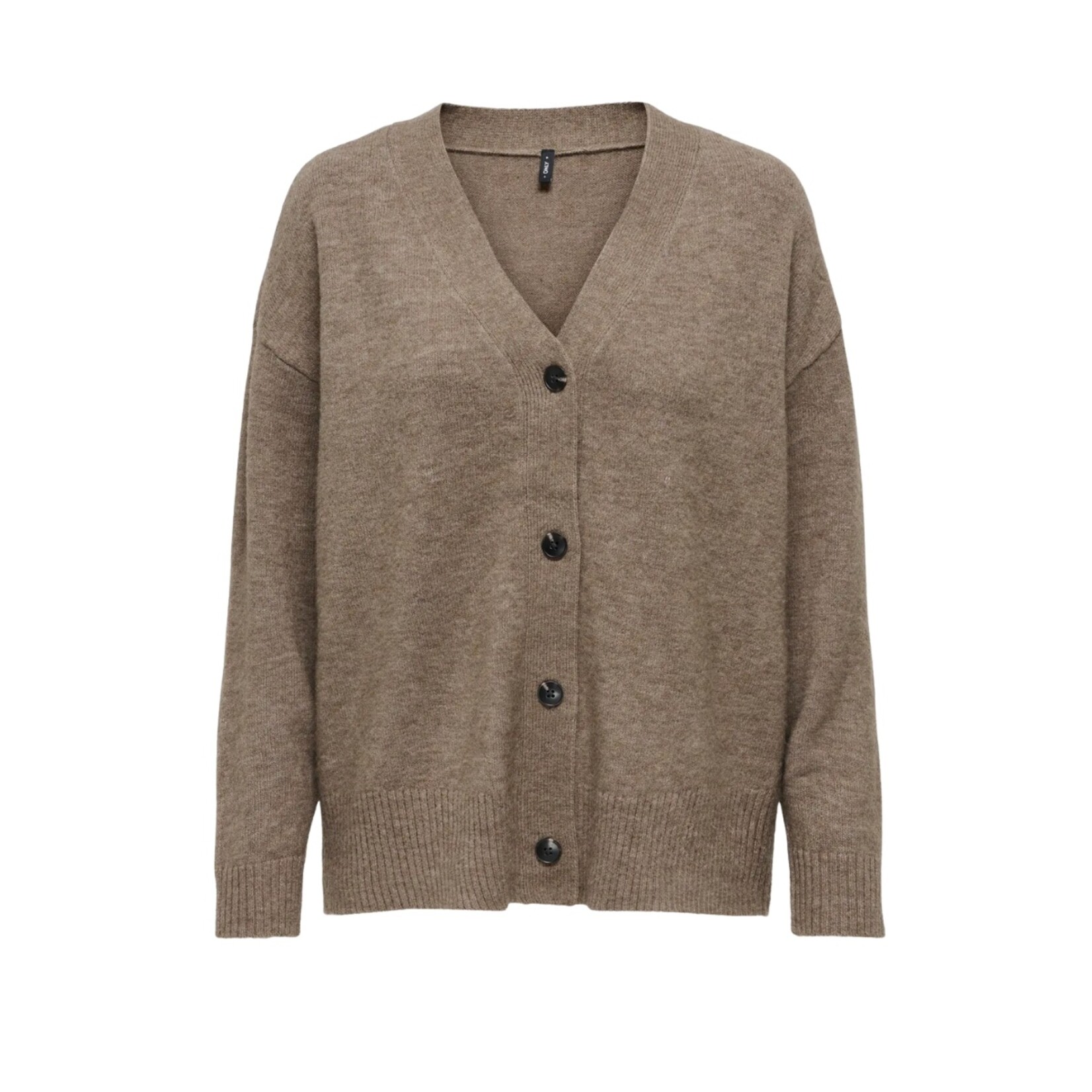 Only Whitney V-Neck Cardigan - Walnut