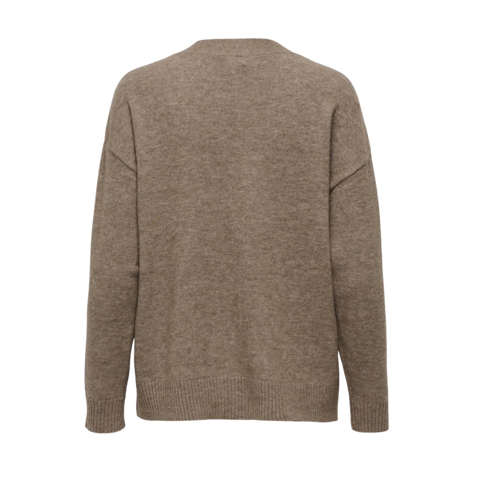 Only Whitney V-Neck Cardigan - Walnut