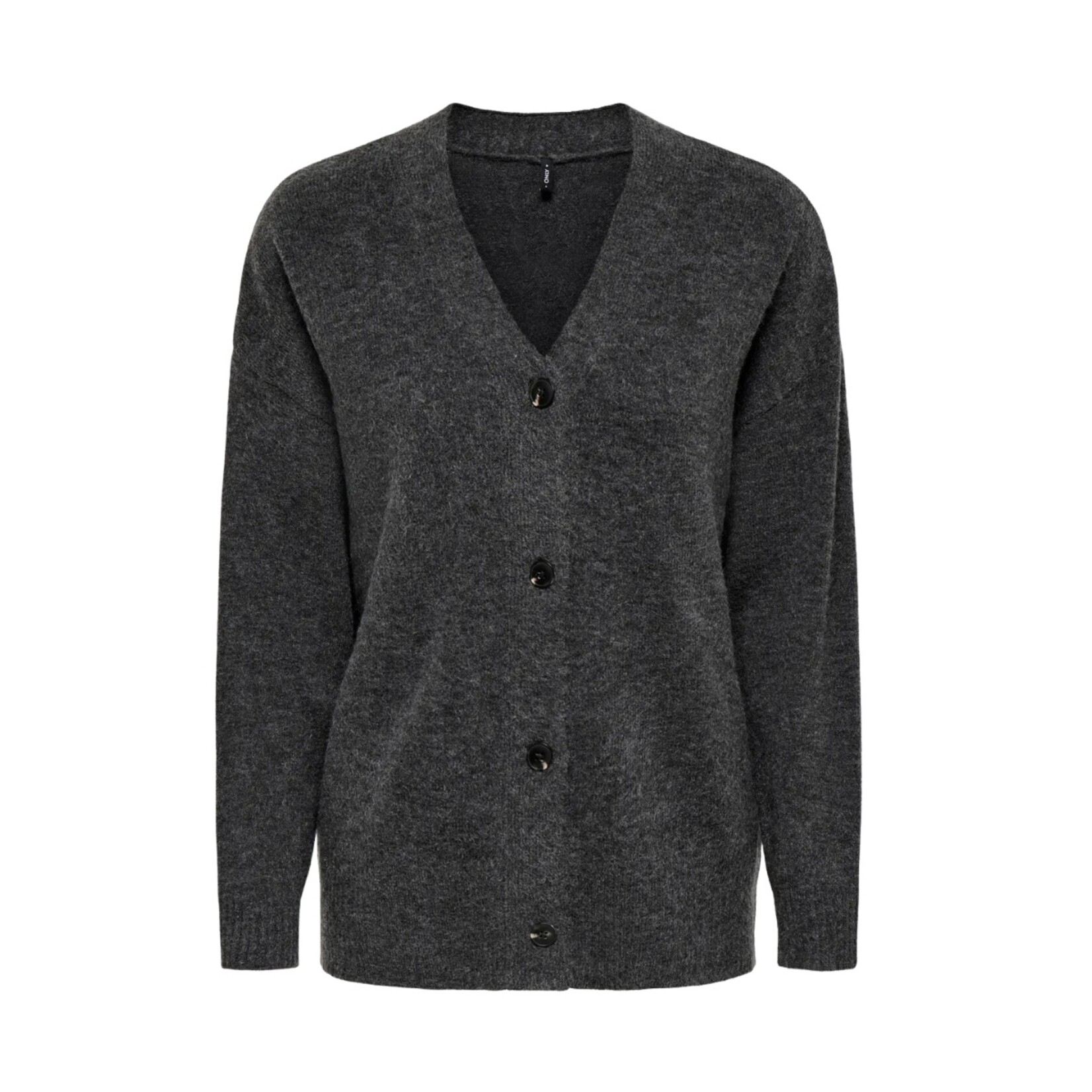 Only Whitney V-Neck Cardigan - Charcoal