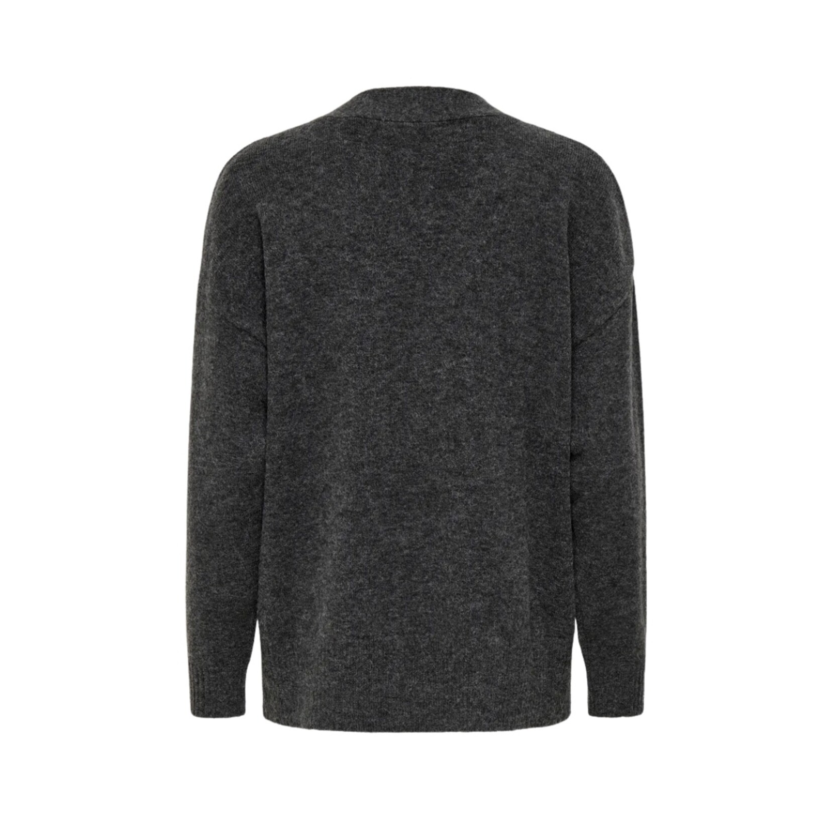 Only Whitney V-Neck Cardigan - Charcoal