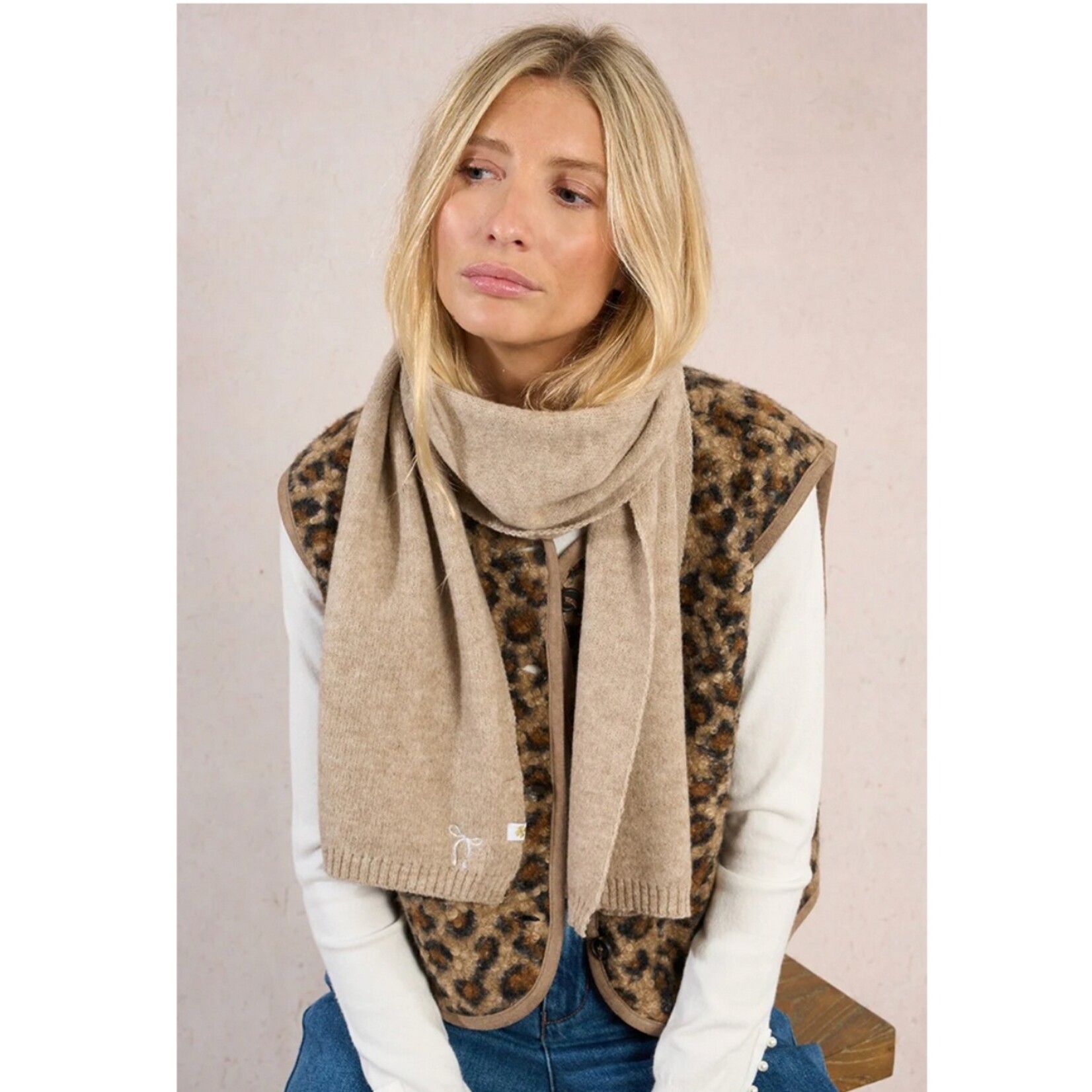 Molly Bracken Sweetie Scarf - Beige