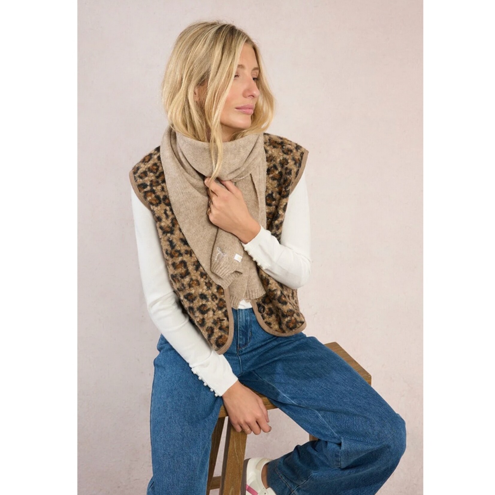 Molly Bracken Sweetie Scarf - Beige
