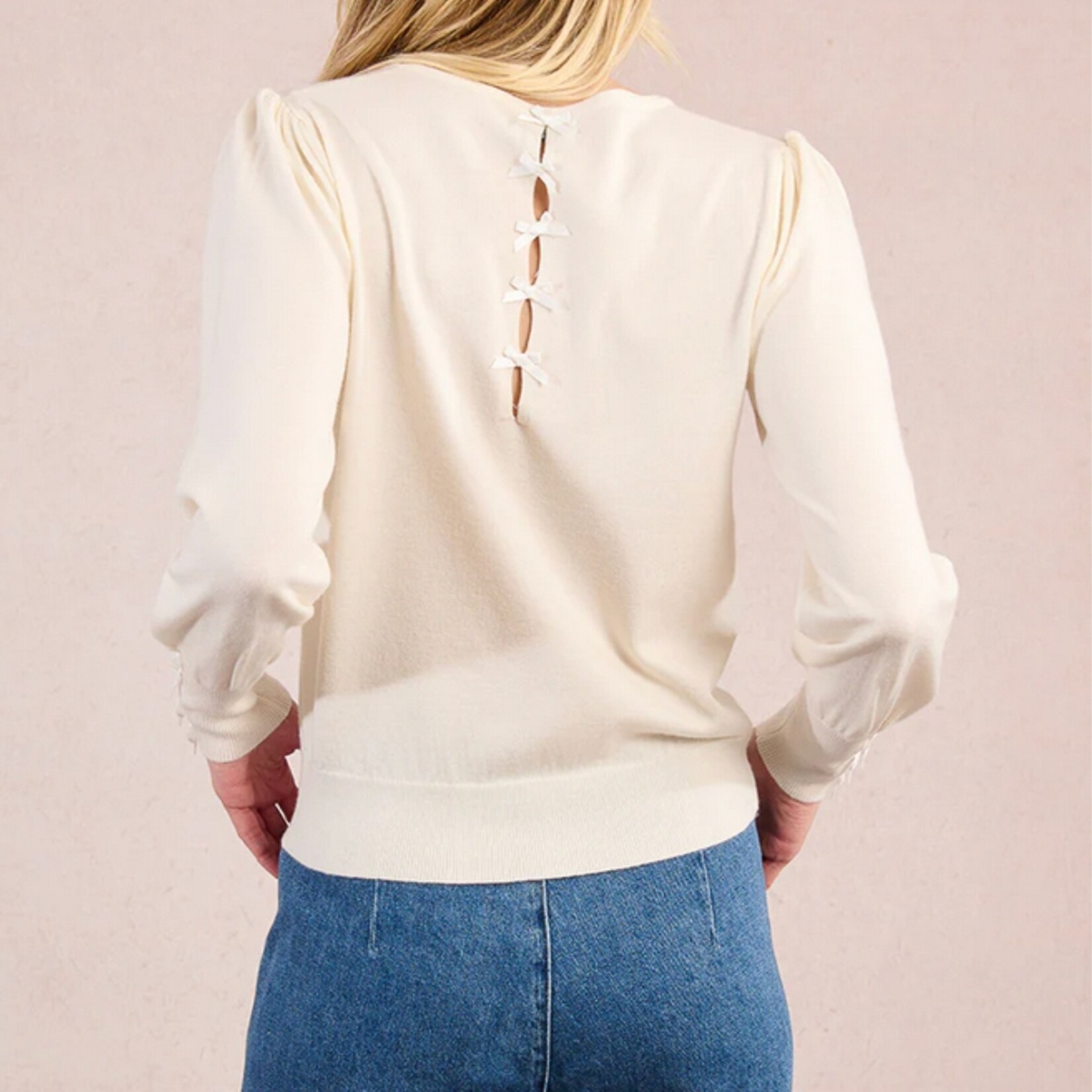 Molly Bracken Sweet Bow Detail Knit