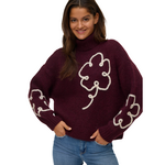 Vero Moda Flora Rollneck Knit - Wine