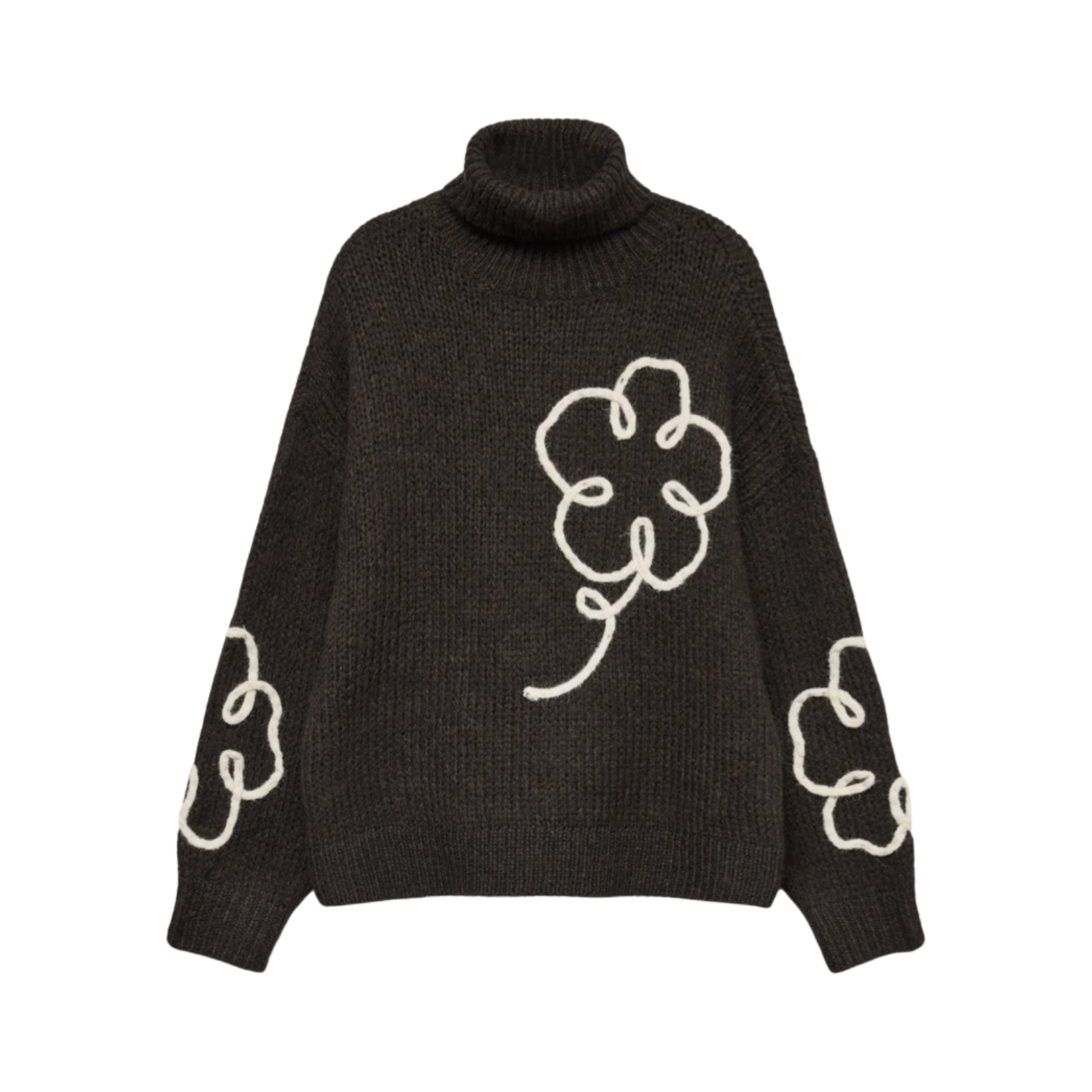 Vero Moda Flora Rollneck Knit - Chocolate