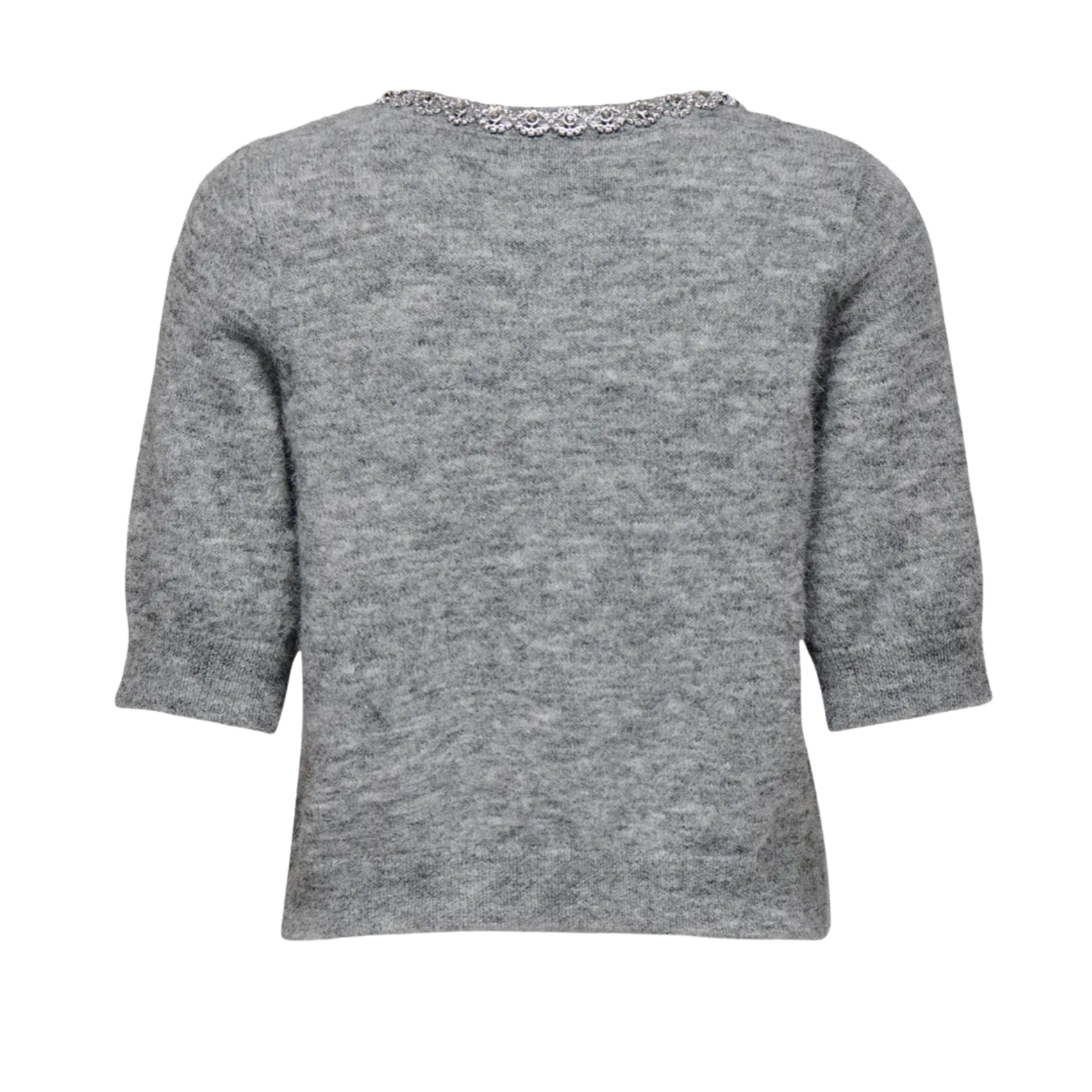 JDY Frost Embellished Cardigan - Grey