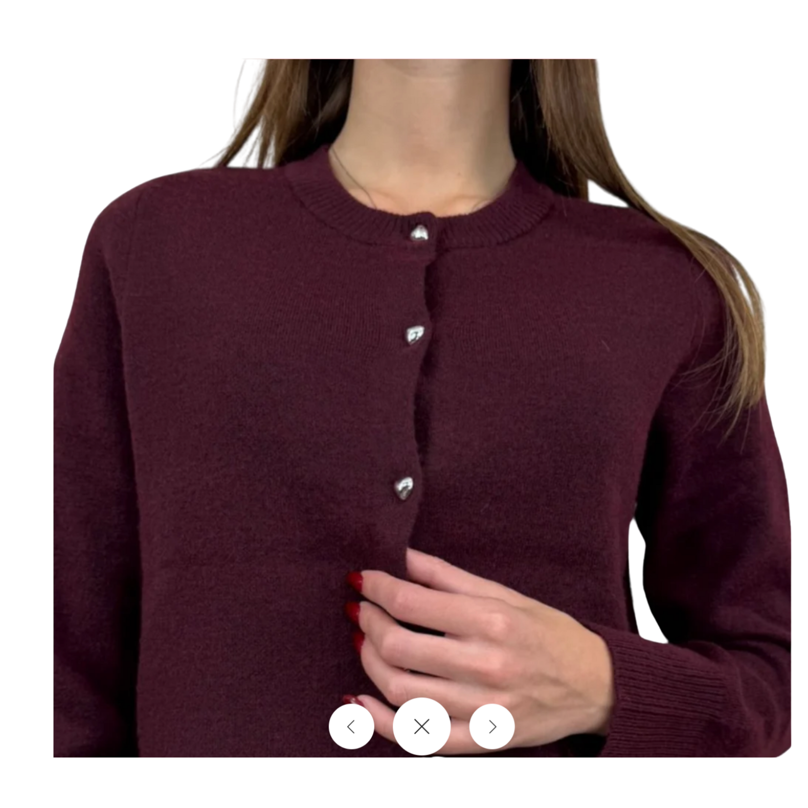 Vero Moda Autumn Cardigan - Wine