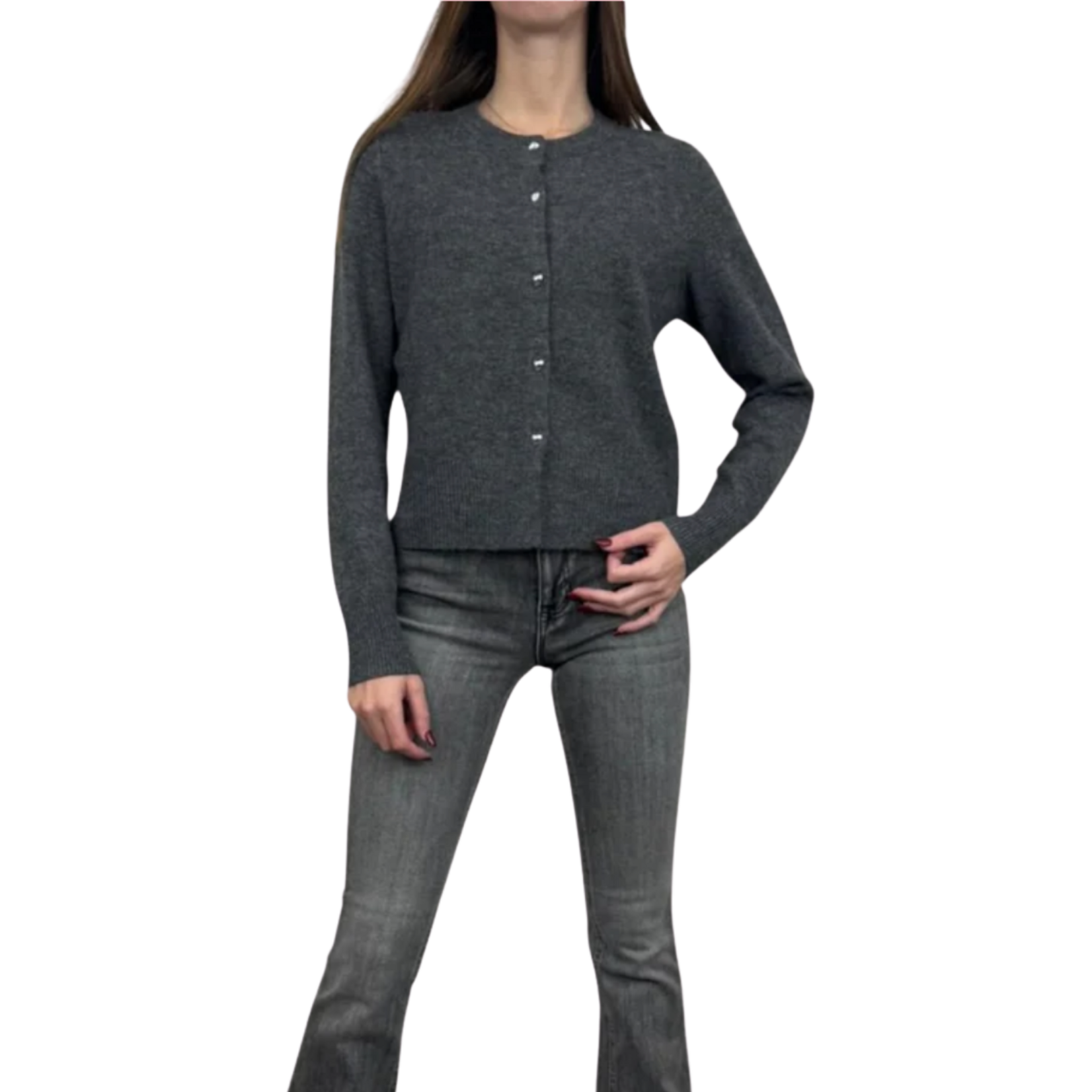 Vero Moda Autumn Cardigan - Grey Melange