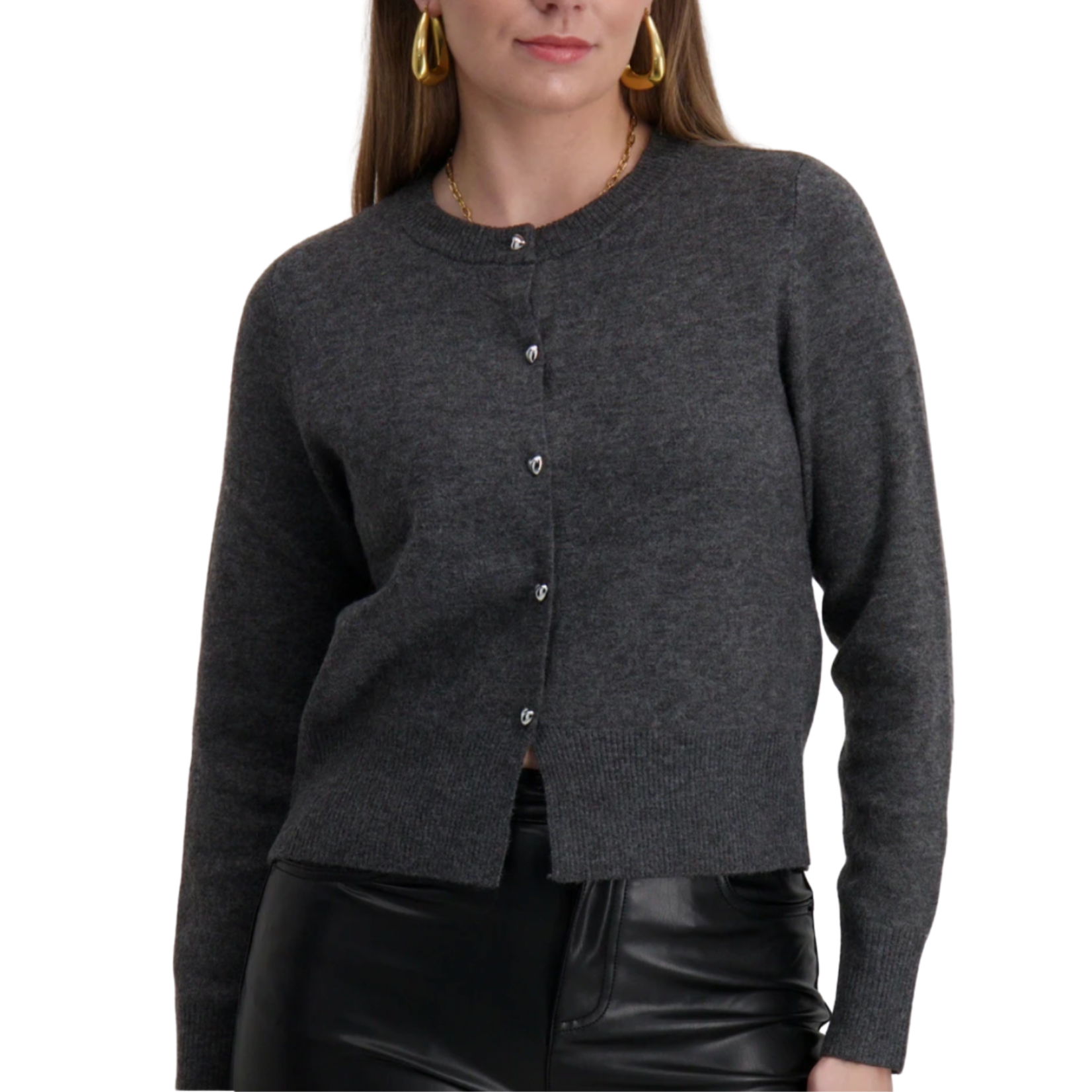 Vero Moda Autumn Cardigan - Grey Melange