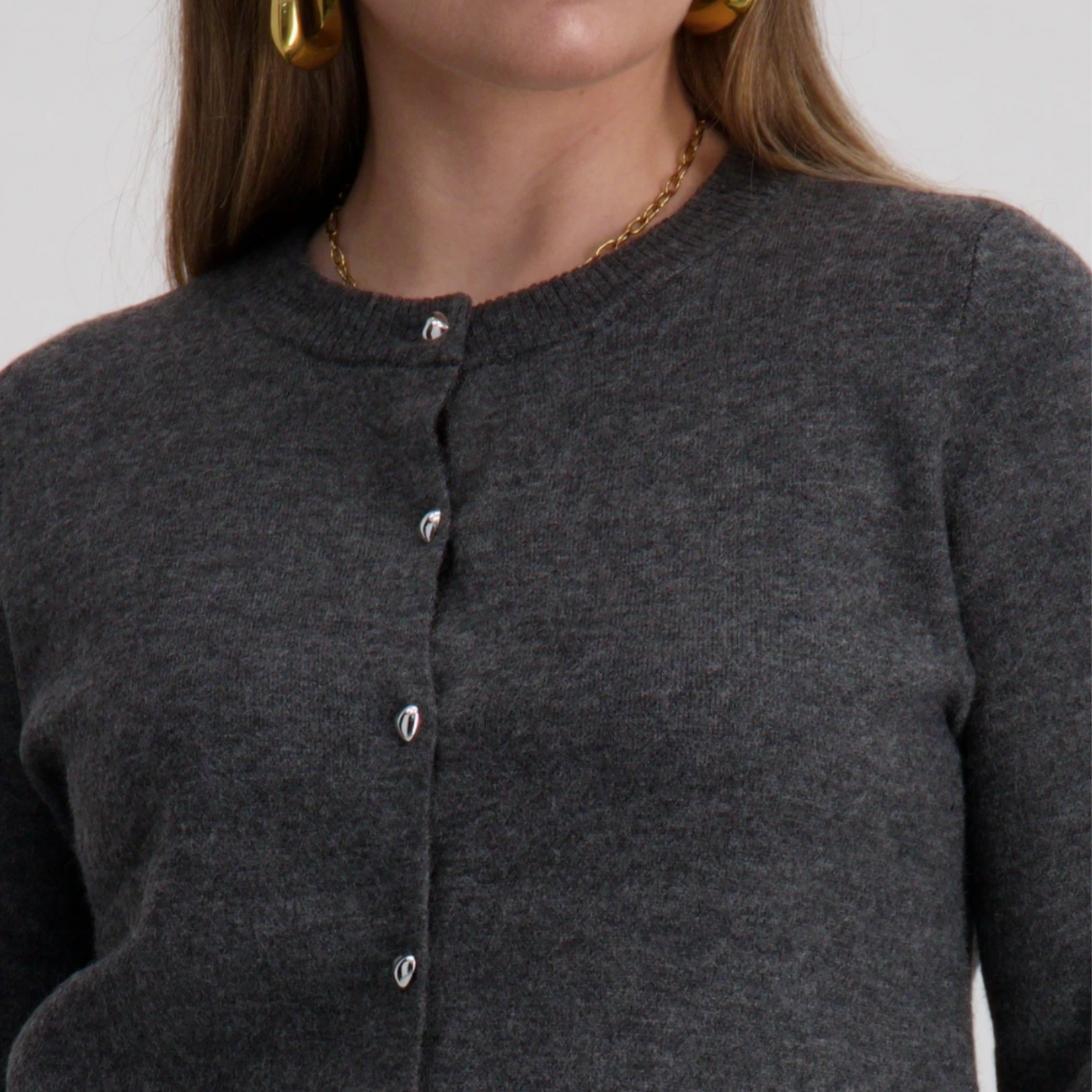 Vero Moda Autumn Cardigan - Grey Melange