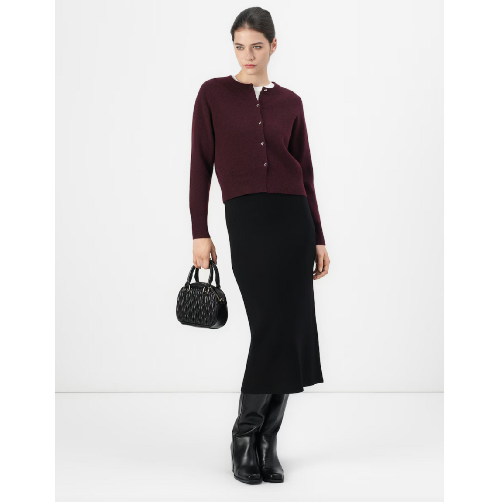 Vero Moda Autumn Cardigan - Wine