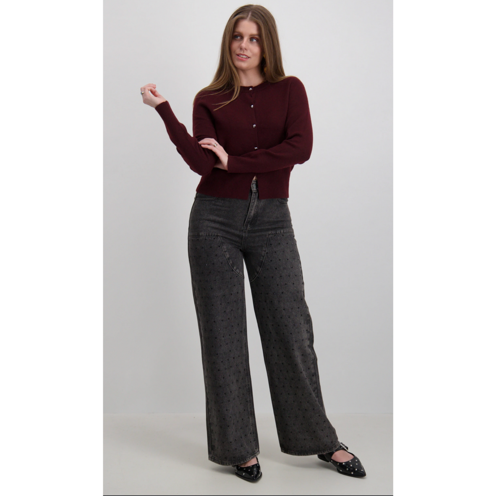 Vero Moda Autumn Cardigan - Wine