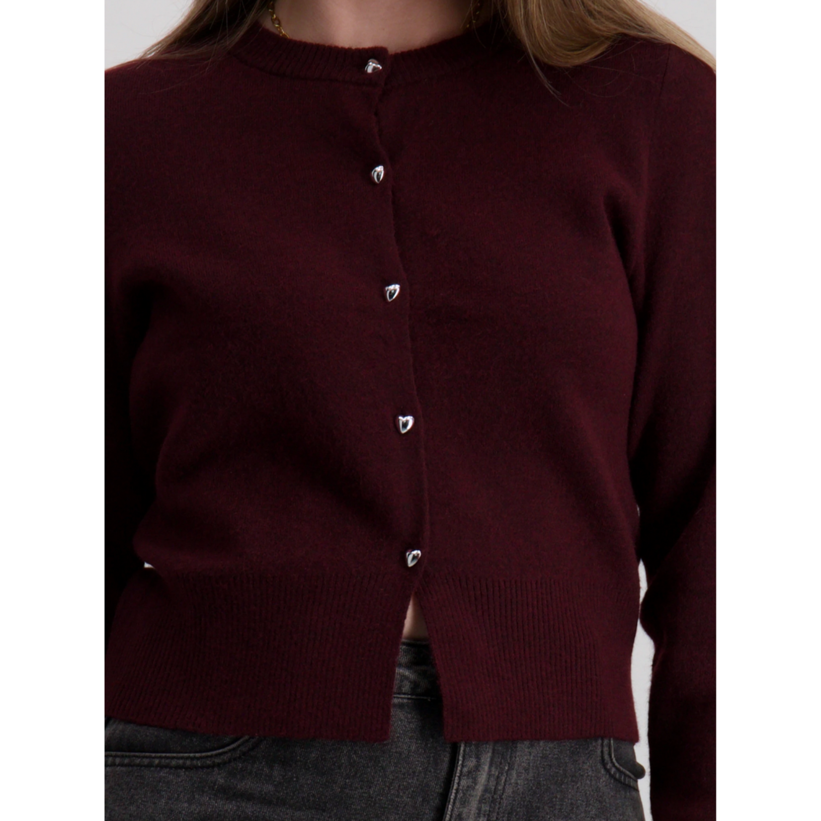 Vero Moda Autumn Cardigan - Wine