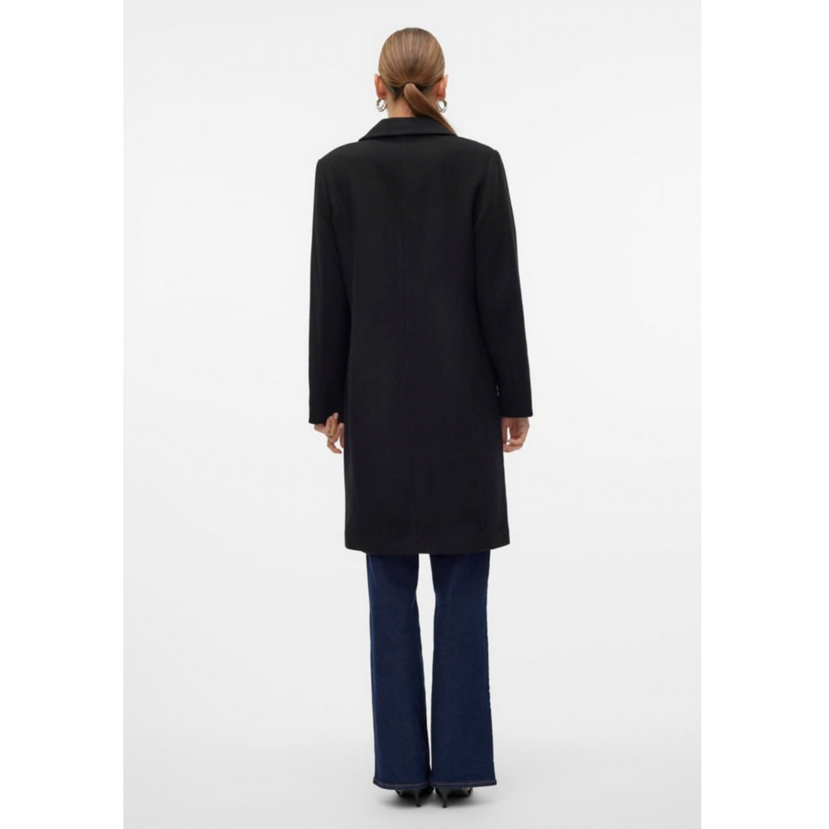 Vero Moda Blaza Herringbone Long Coat