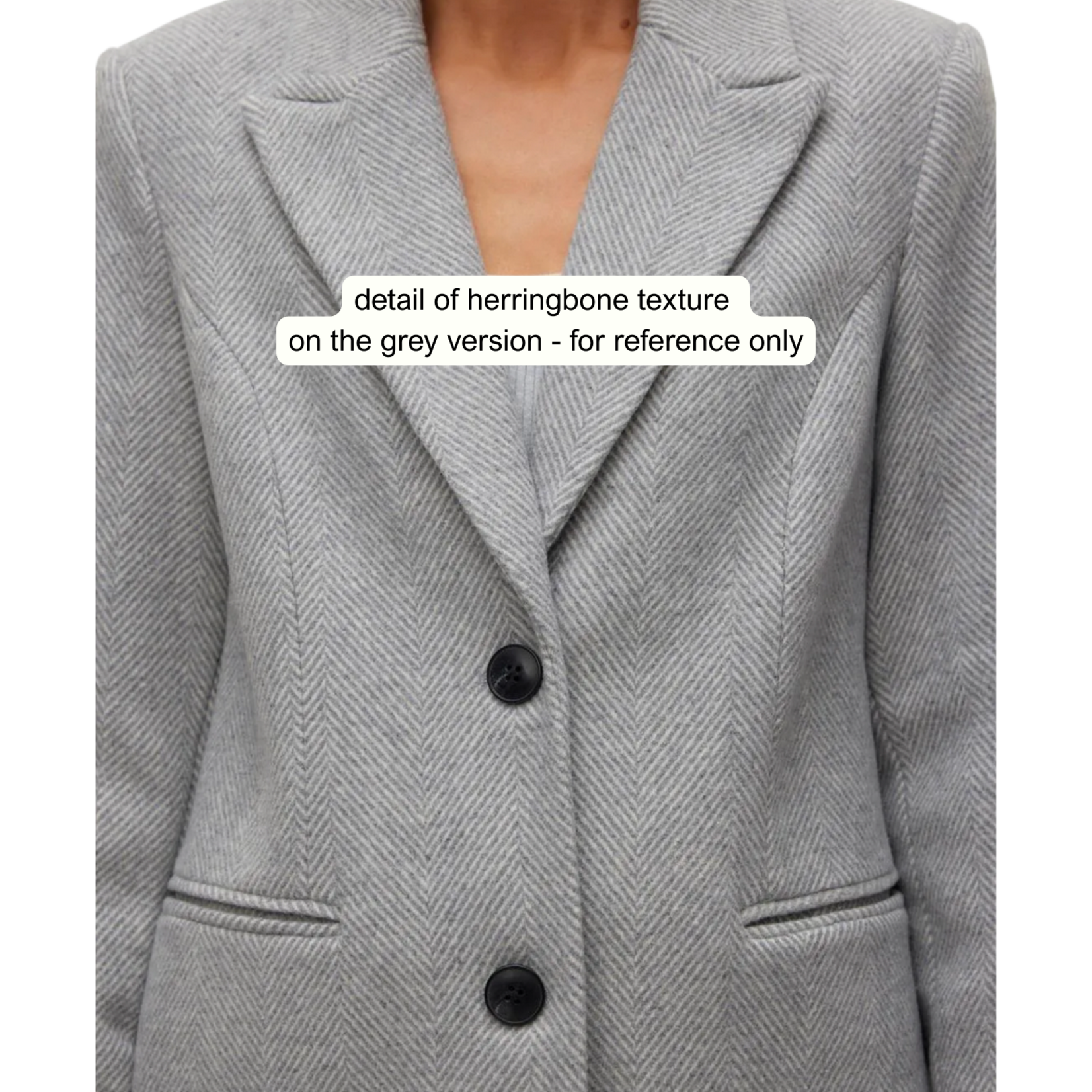 Vero Moda Blaza Herringbone Long Coat