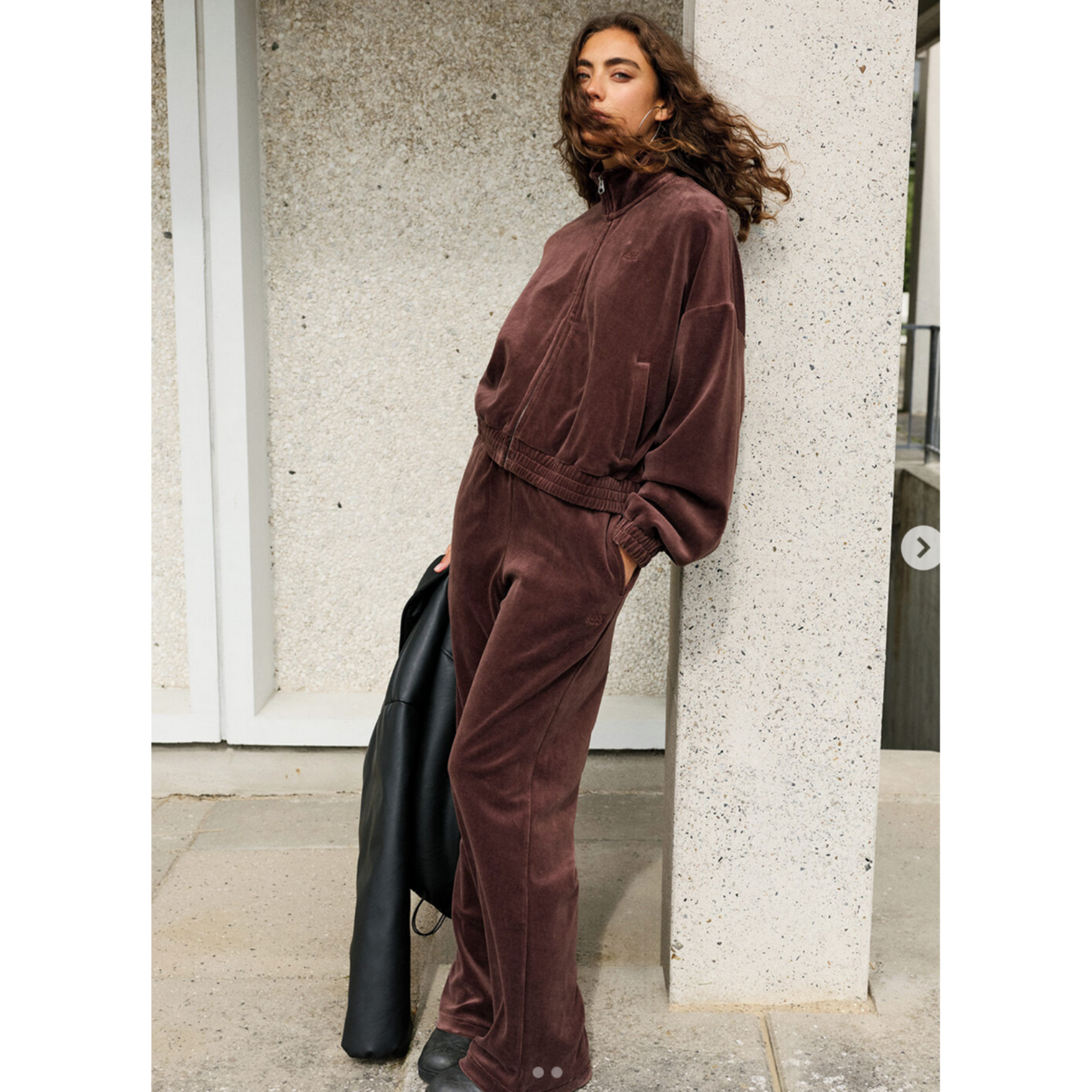 JJXX Victoria Velour Zip Up