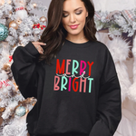 Wild Melon Designs Merry & Bright Crew Sweatshirt