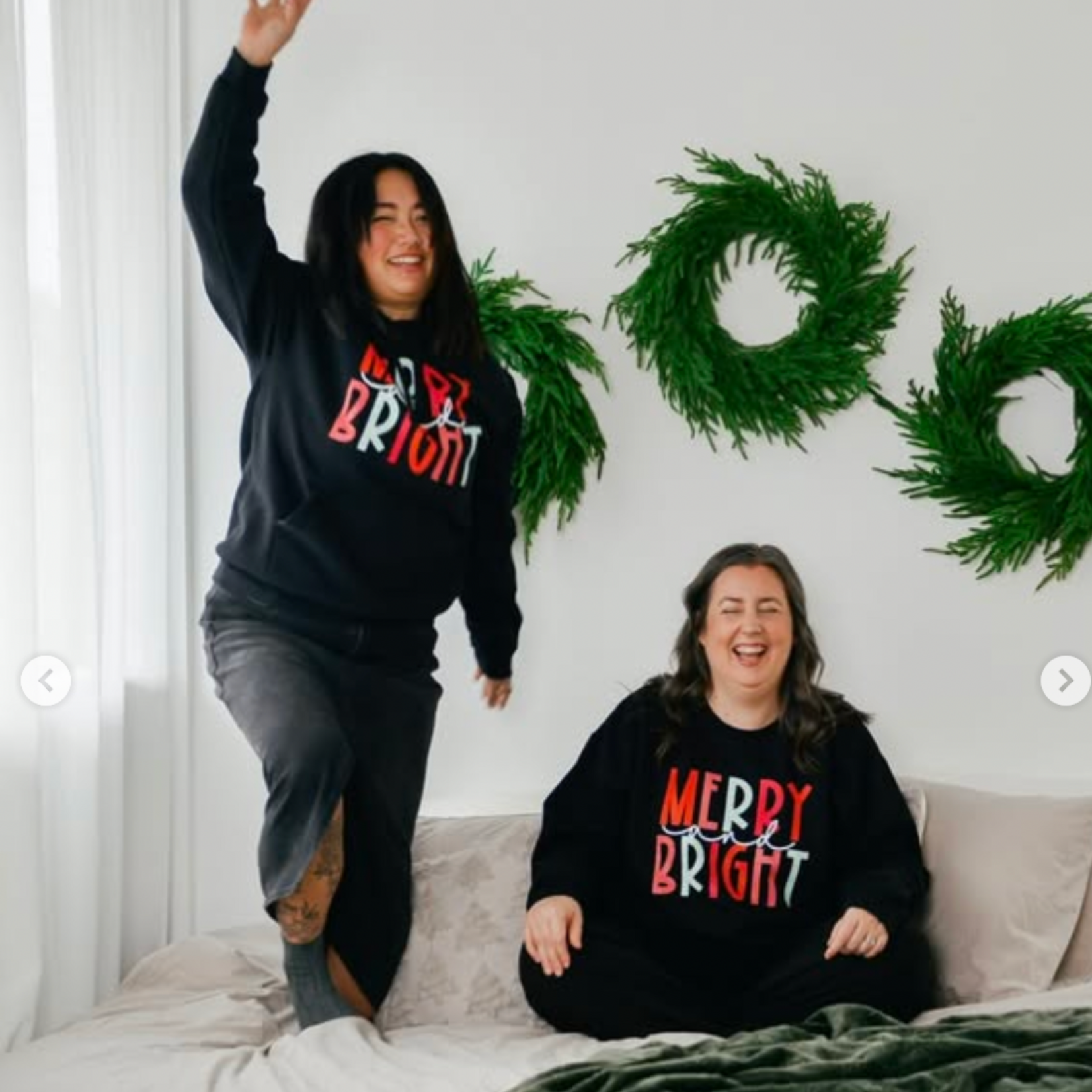 Wild Melon Designs Merry & Bright Crew Sweatshirt