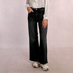 Molly Bracken Mica Wide Leg Denim - Black