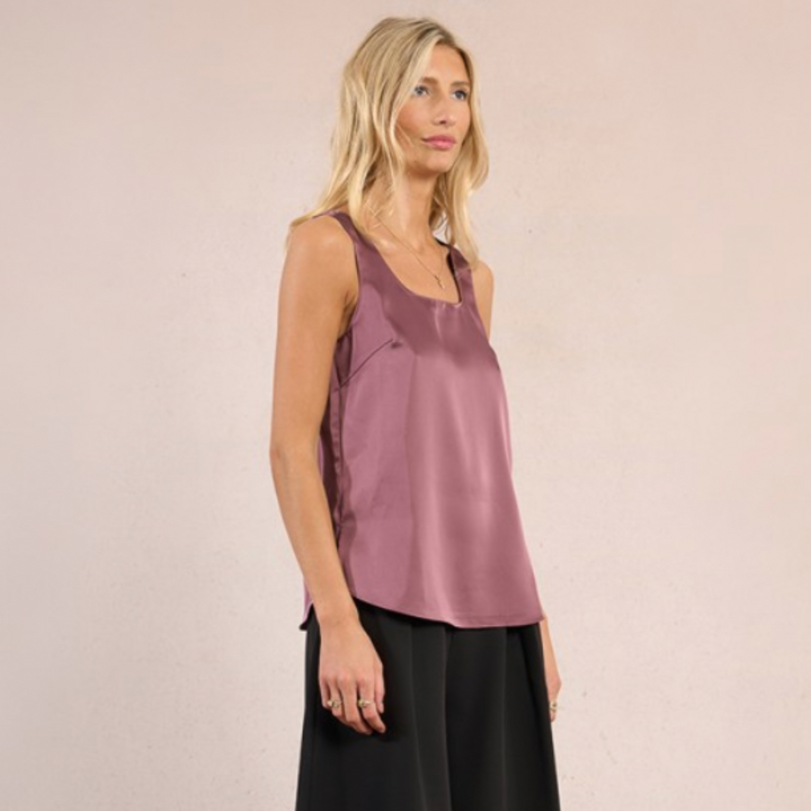 Molly Bracken Magnolia Satin Tank