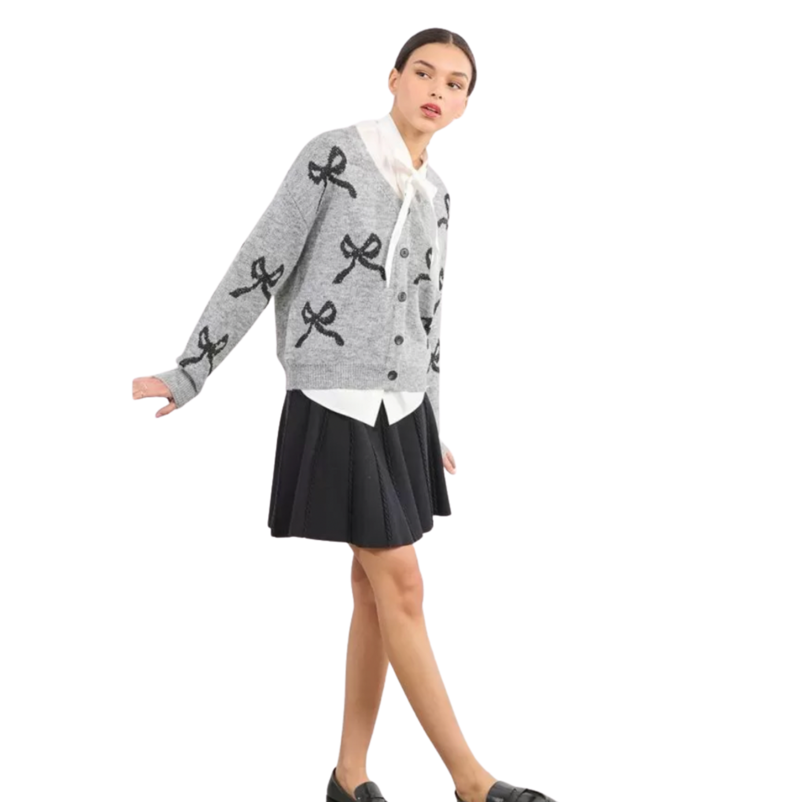 Molly Bracken Beatrice Bow Cardigan