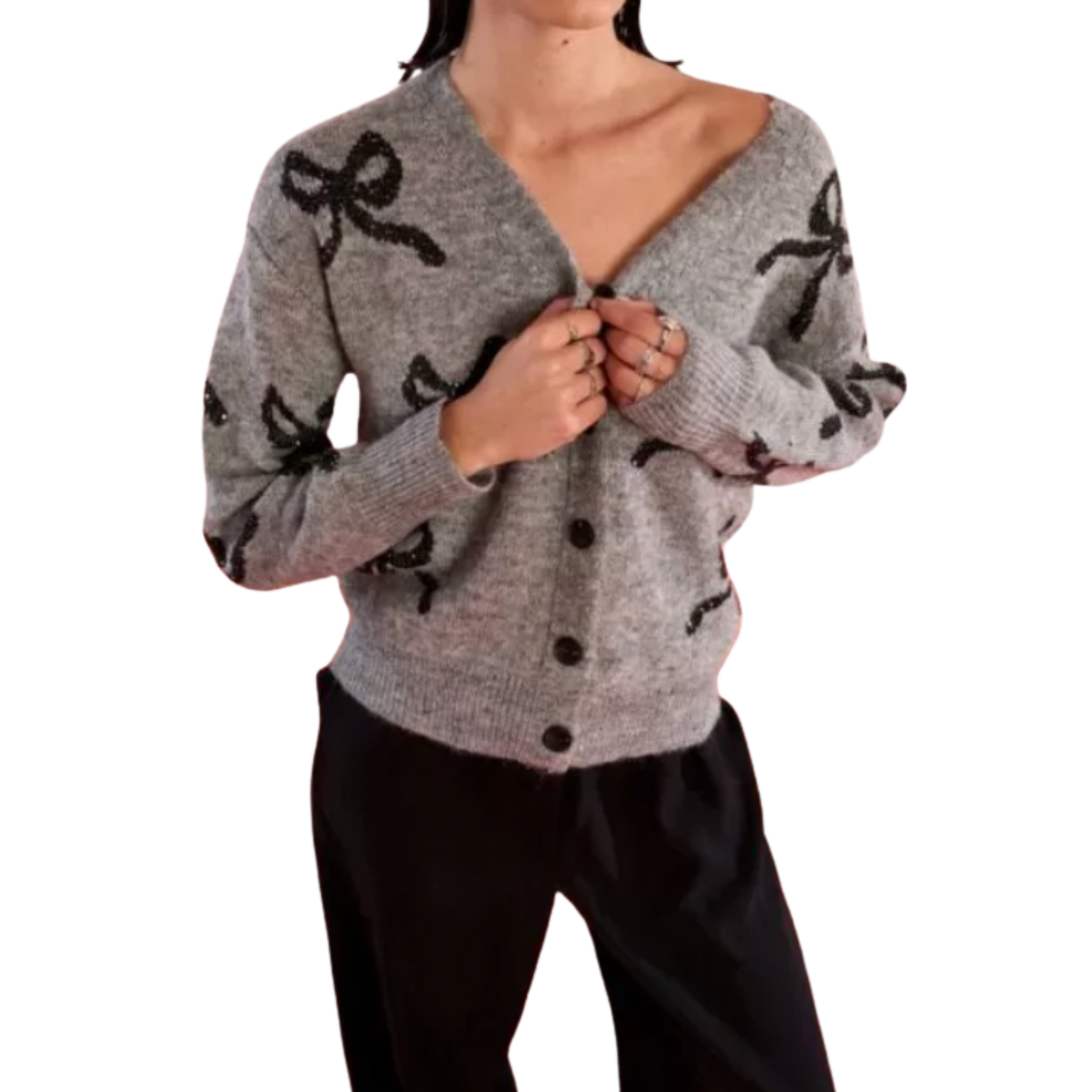 Molly Bracken Beatrice Bow Cardigan