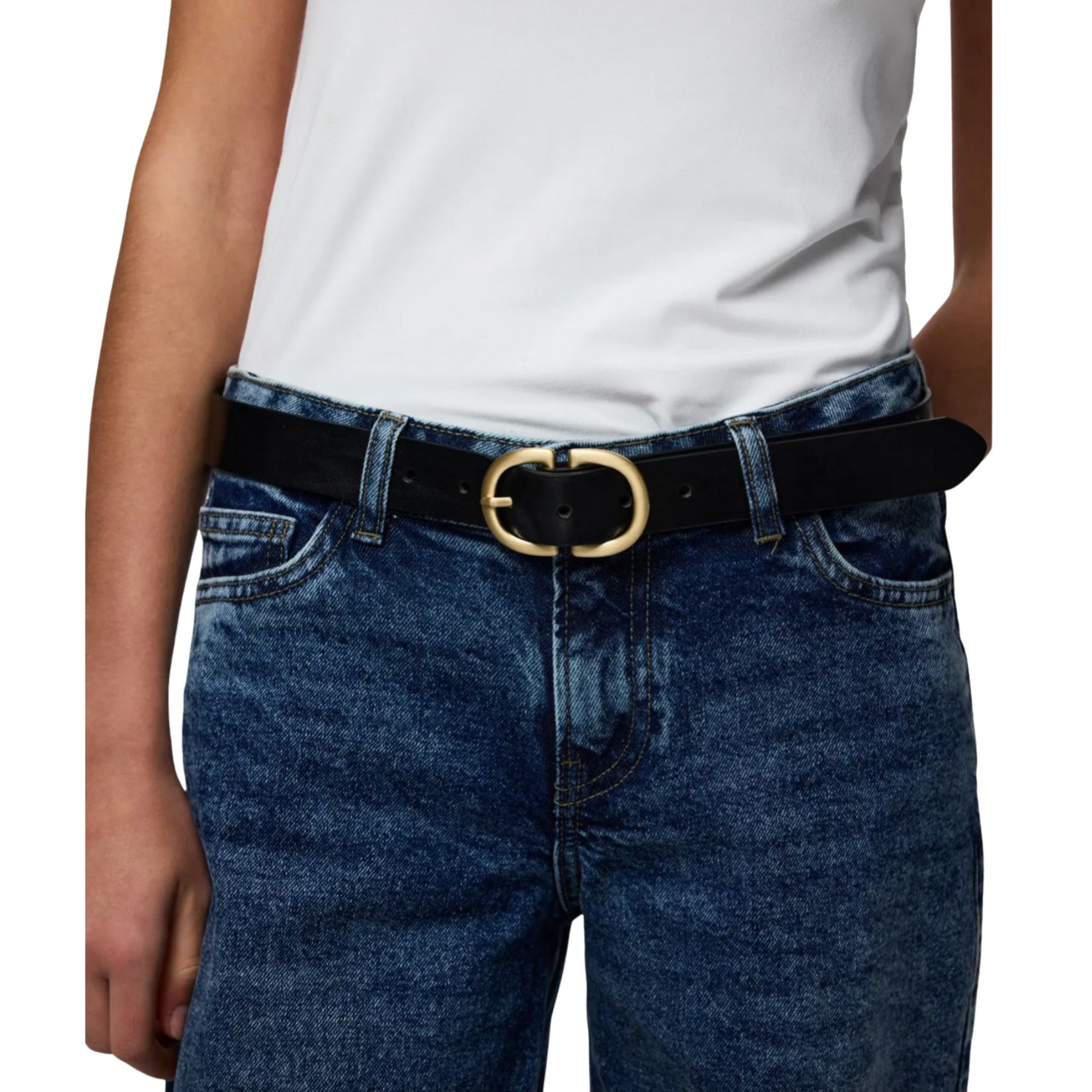 Pieces Knox Leather Belt