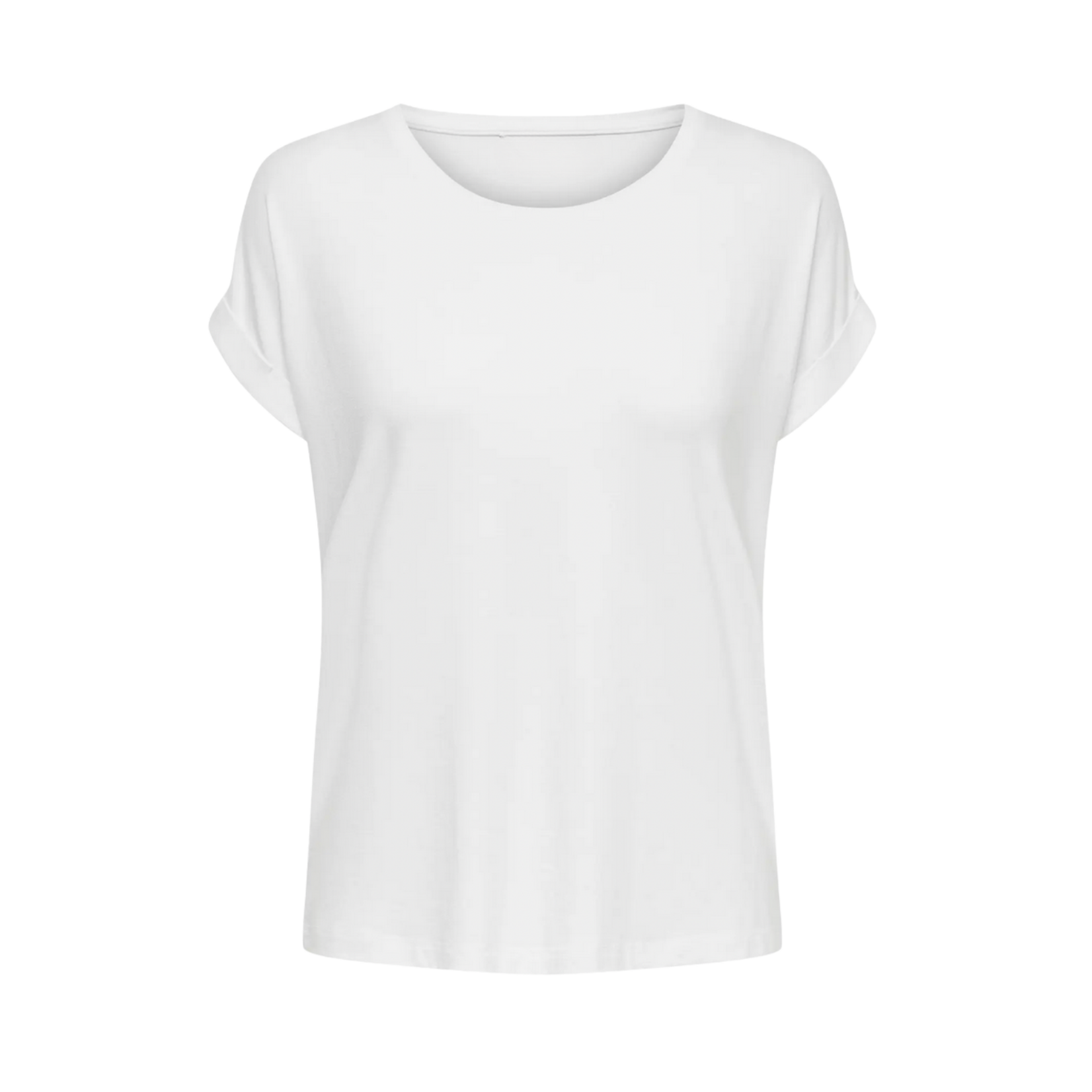 Only Moster Cuffed Tee - White