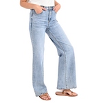 Molly Bracken Mica Wide Leg Denim - Light Blue