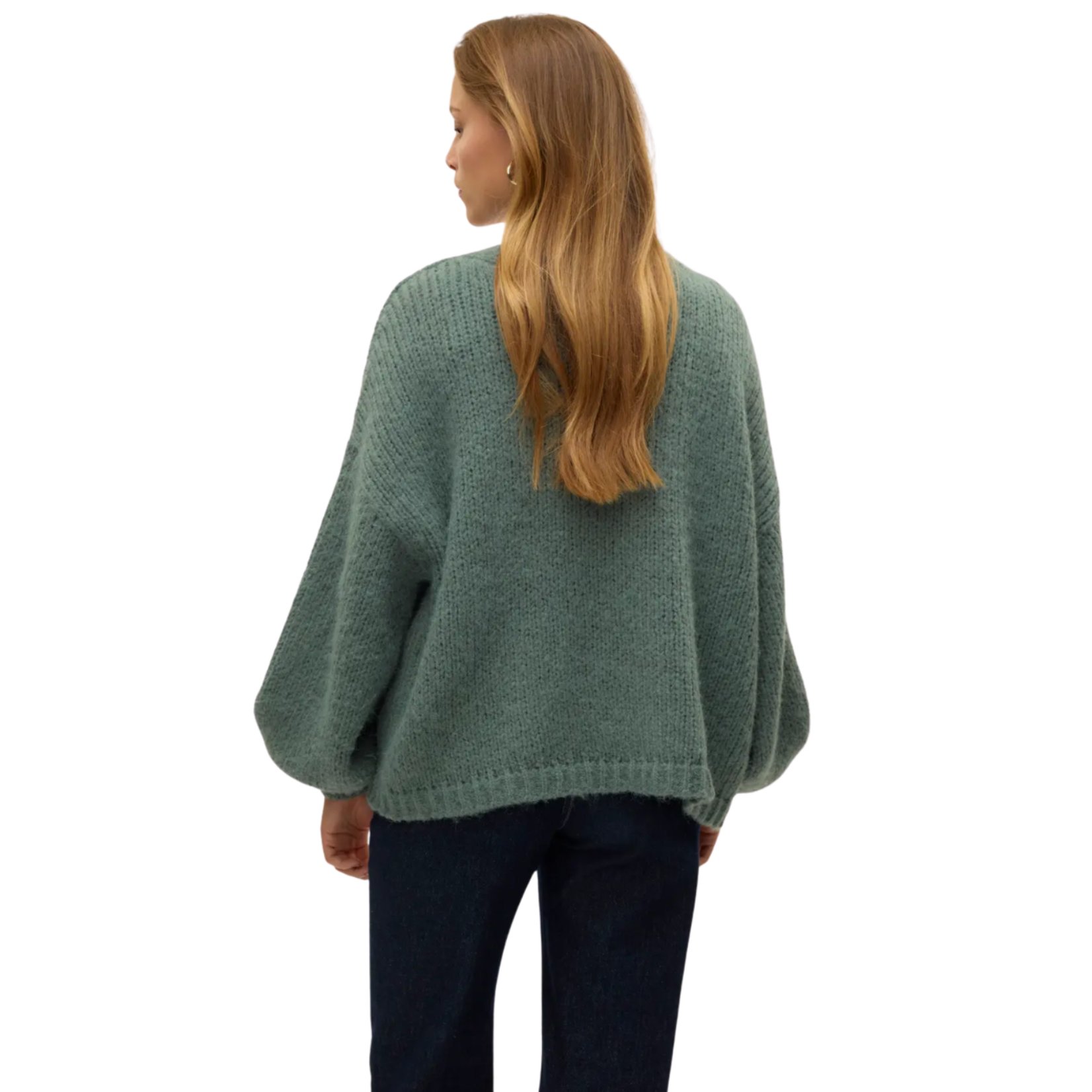 Vero Moda Loft Open Cardigan - Laurel Wreath