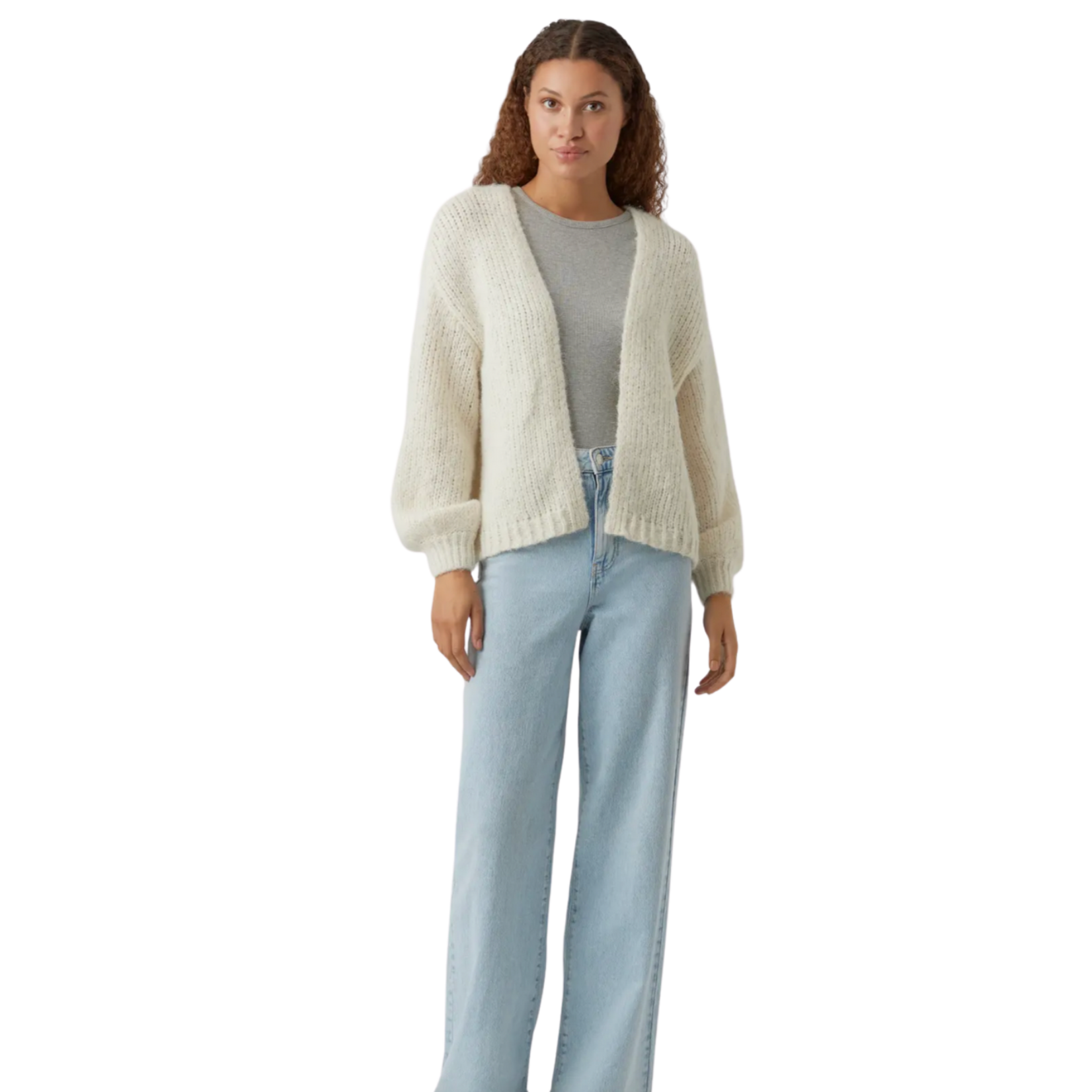 Vero Moda Loft Open Cardigan - Birch