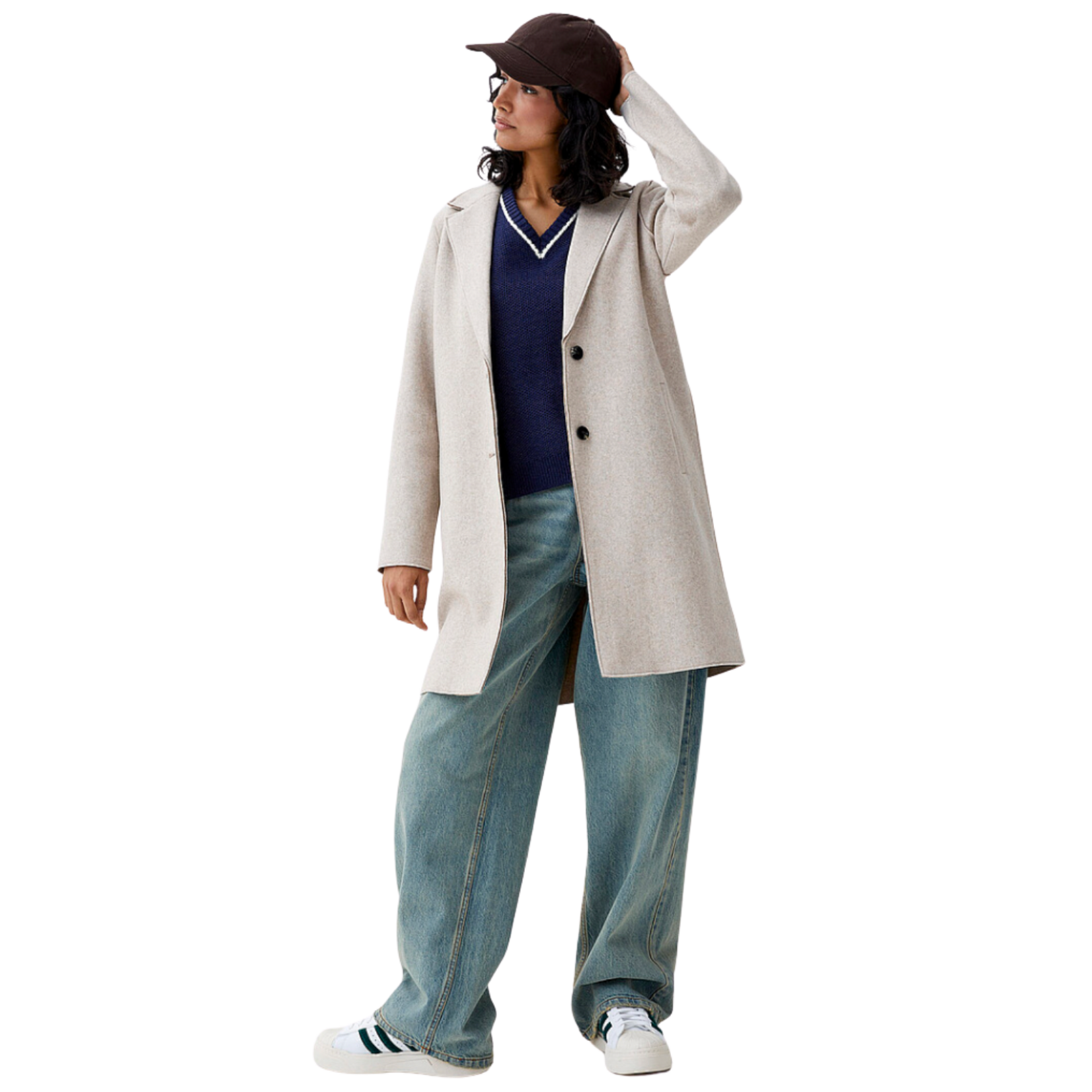 Only Danielle Double Button Coat