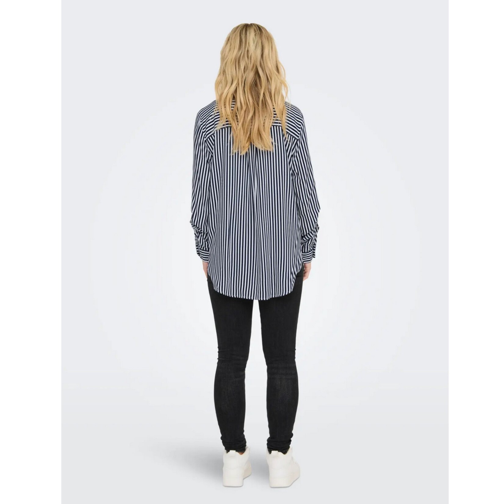 JDY Sydney Striped Top - Navy