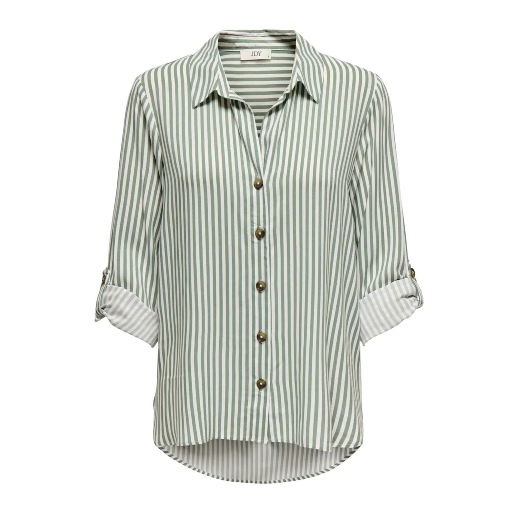 JDY Sydney Striped Top- Sea Spray