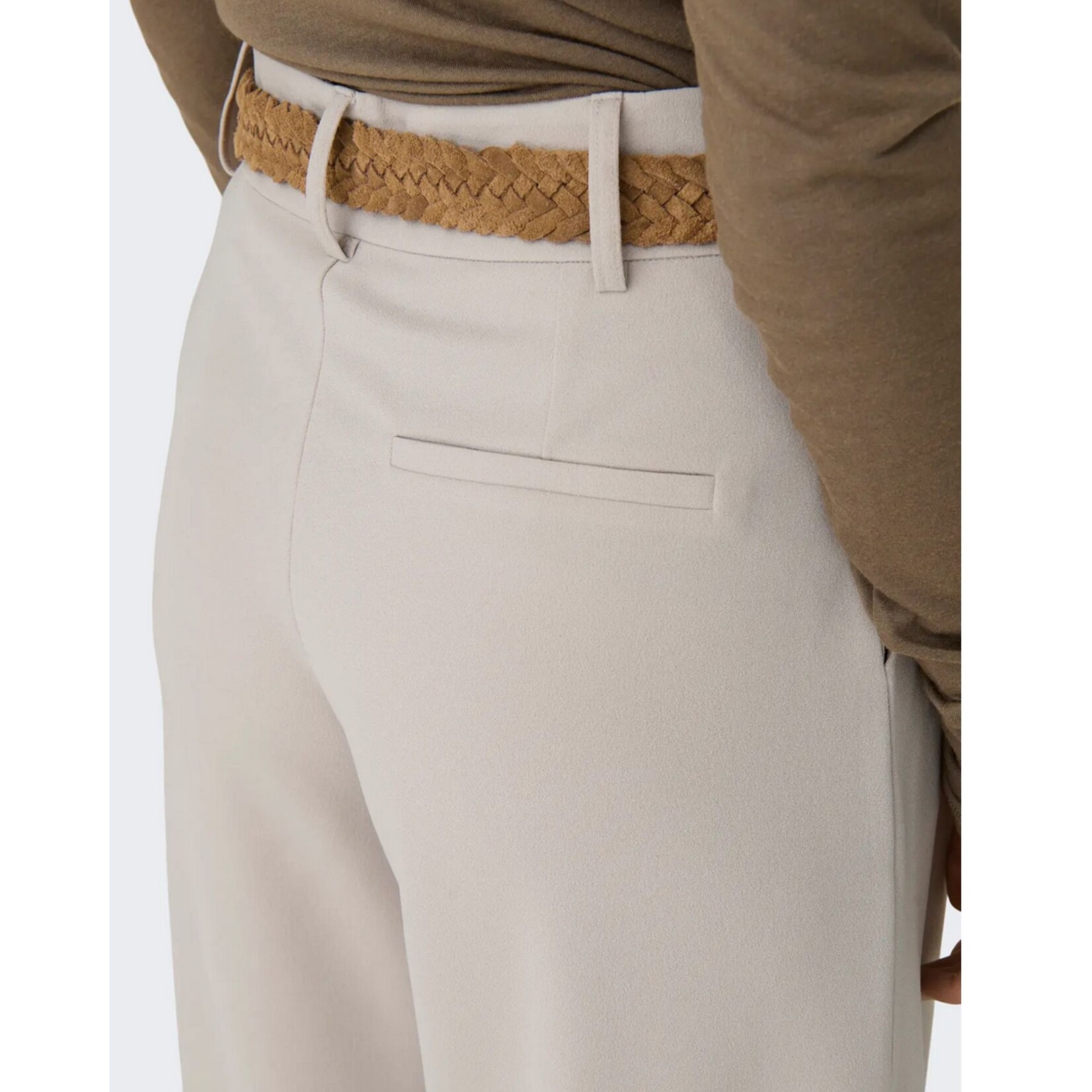 JDY Claire Easy Pant - Light Stone