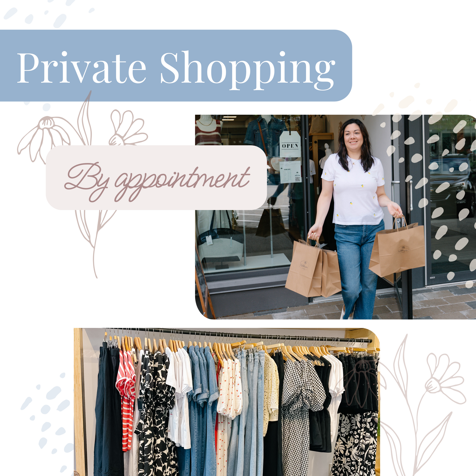 Private Shopping Appointment Deposit