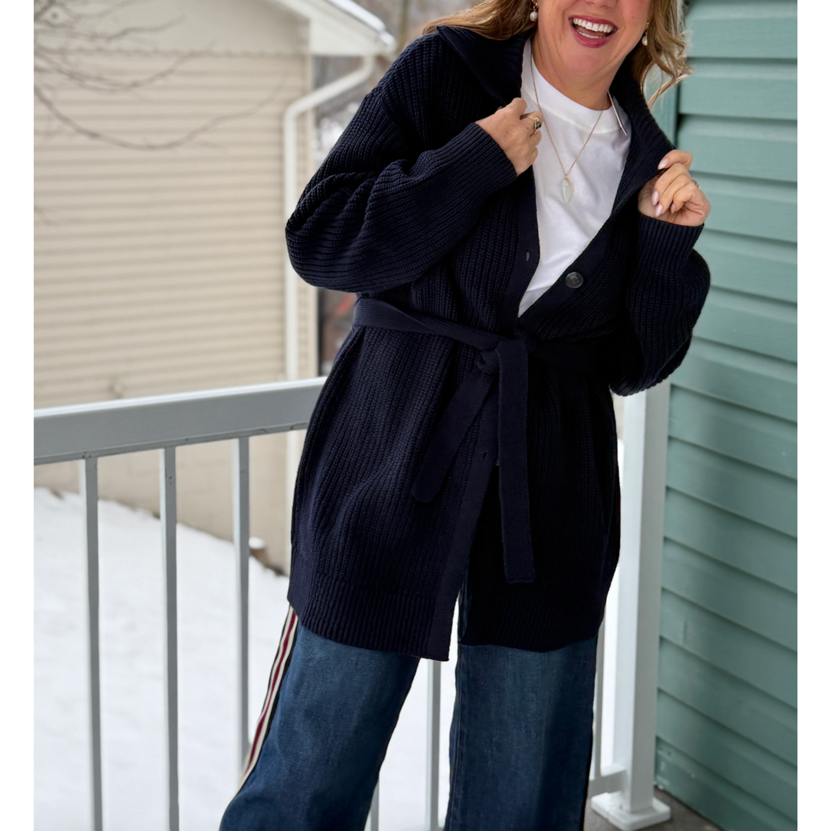 Gentle Fawn Erin Cotton Belted Cardigan