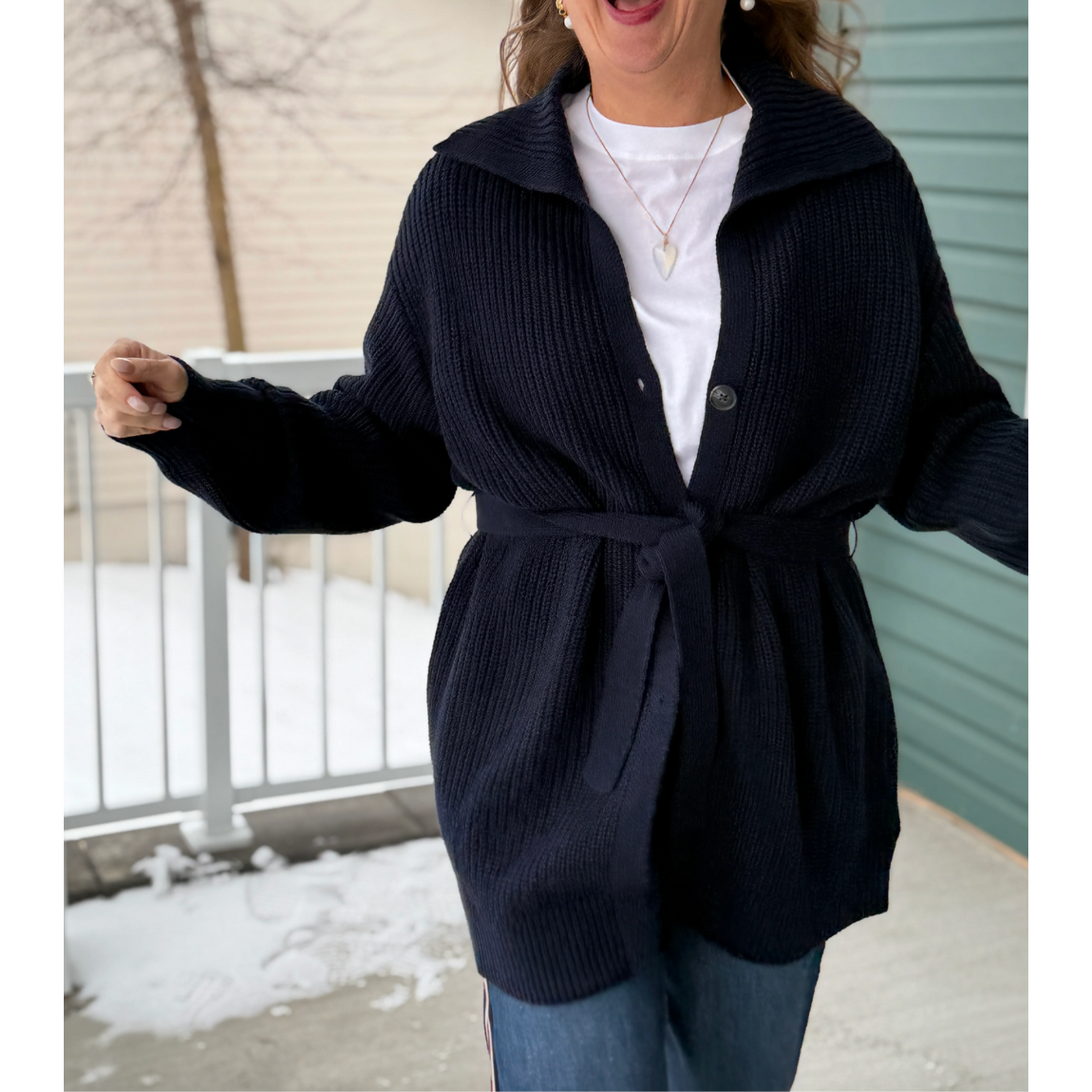 Gentle Fawn Erin Cotton Belted Cardigan