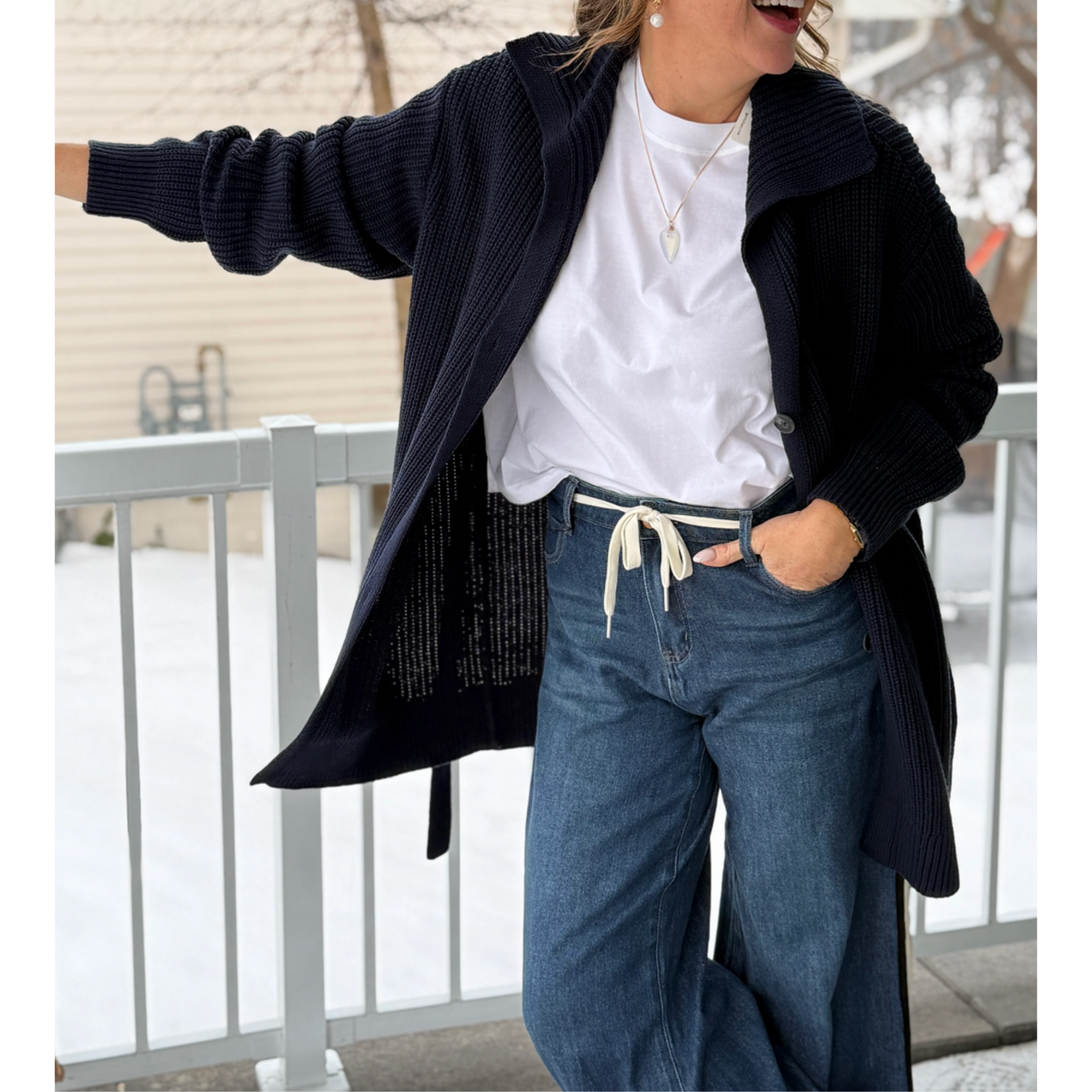 Gentle Fawn Erin Cotton Belted Cardigan