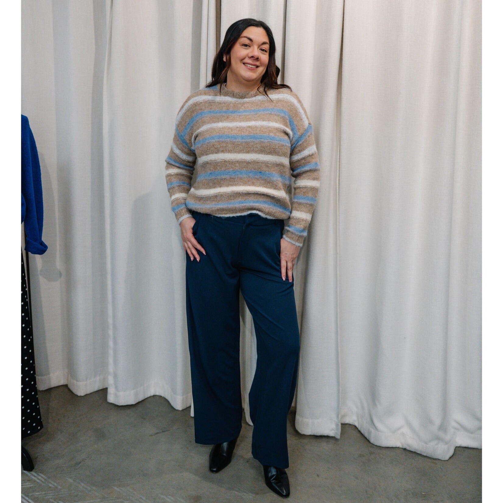 JDY Claire Easy Pant - Inkwell