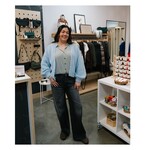 Vero Moda Loft Open Cardigan - Dusty Blue